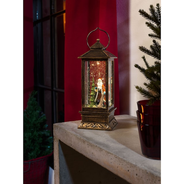 KONSTSMIDE LED Laterne »Weihnachtsdeko«, 1 flammig-flammig, LED  Schneelaterne mit Weihnachtsmann kaufen bei OTTO