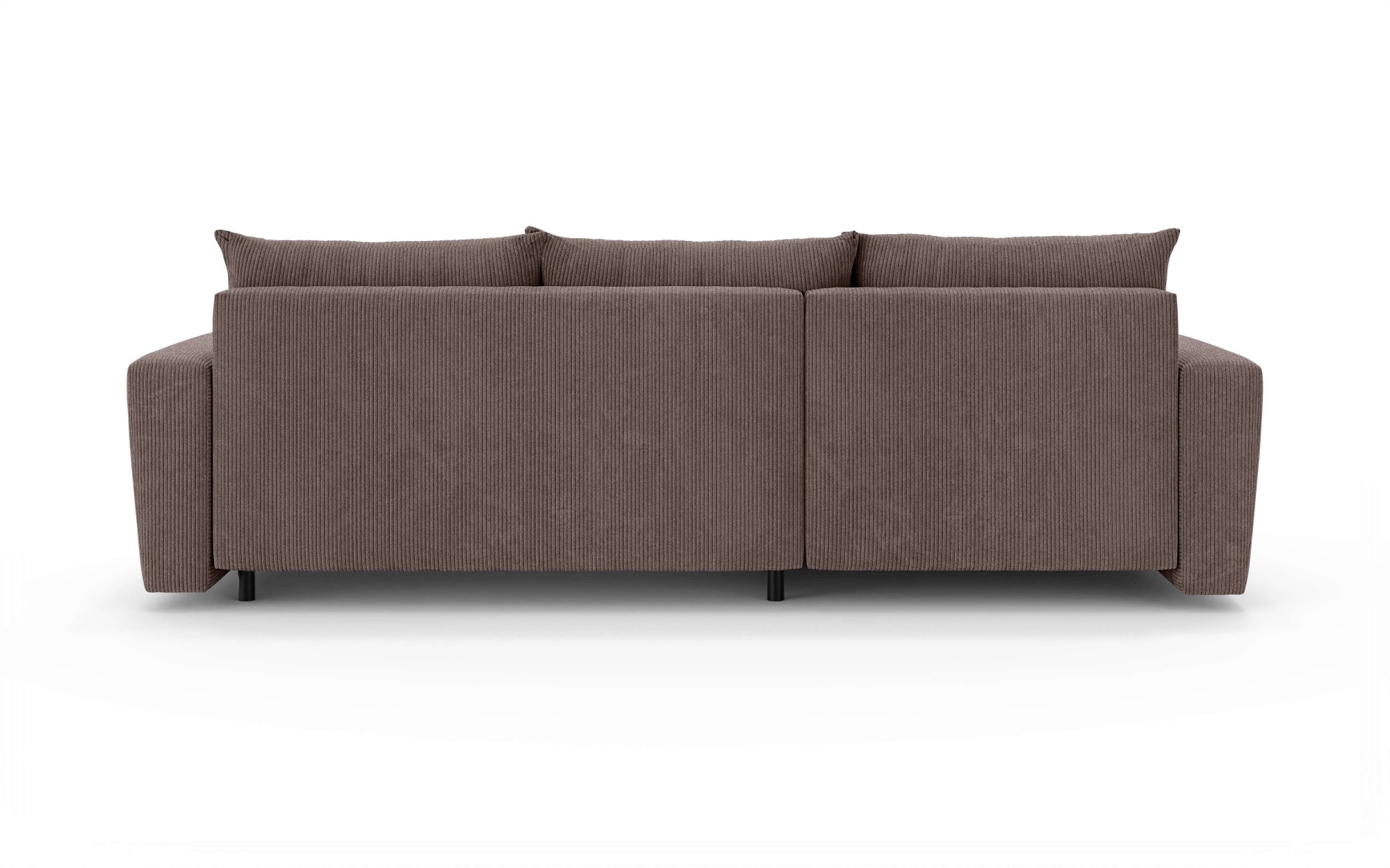 INOSIGN Ecksofa »MAGHERA universell Schlafsofa mit Bettkasten, Maße B/T/H: 255/142/84cm«, L-Form mit Recamiere rechts oder links montierbar, hoher Sitzkomfort