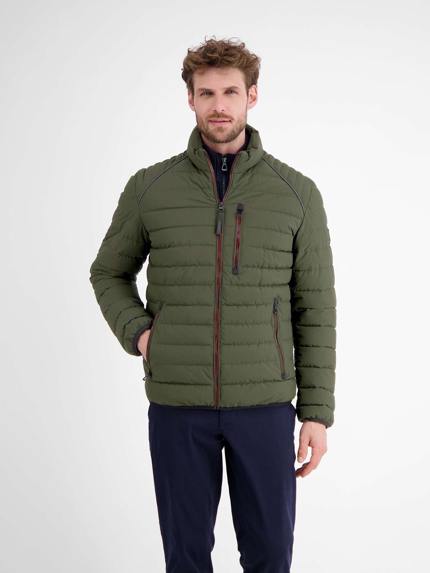 LERROS Steppjacke »LERROS Light-Weight Herren Steppjacke«, ohne Kapuze, Wasserabweisend, atmungsaktiv