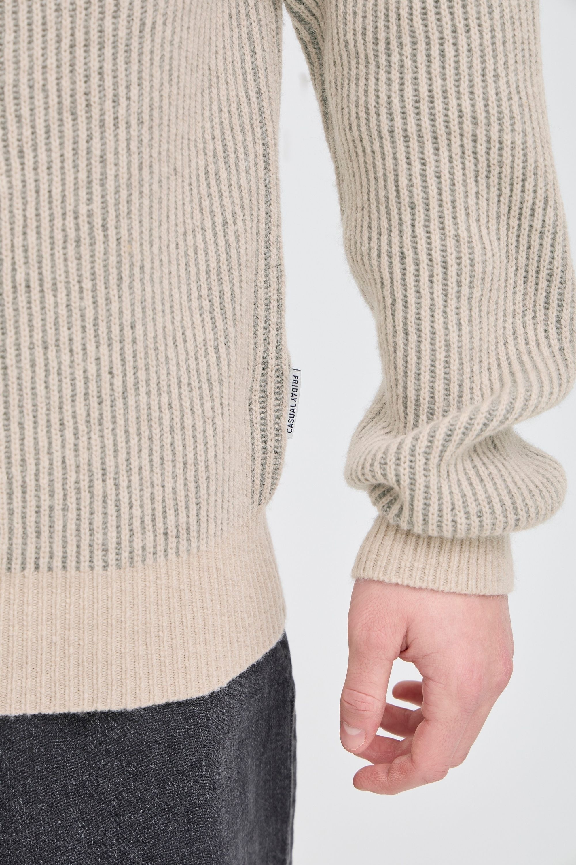 Casual Friday Strickfleece-Pullover »Strickpullover CFFENIX«