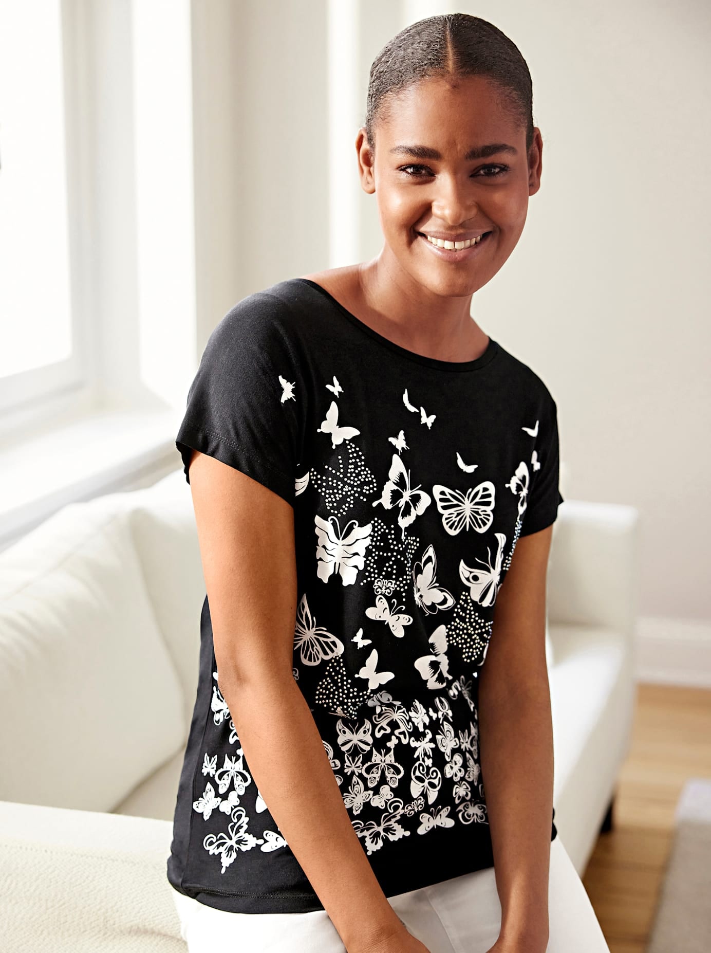 Inspirationen Kurzarmshirt »Shirt« 1 tlg.