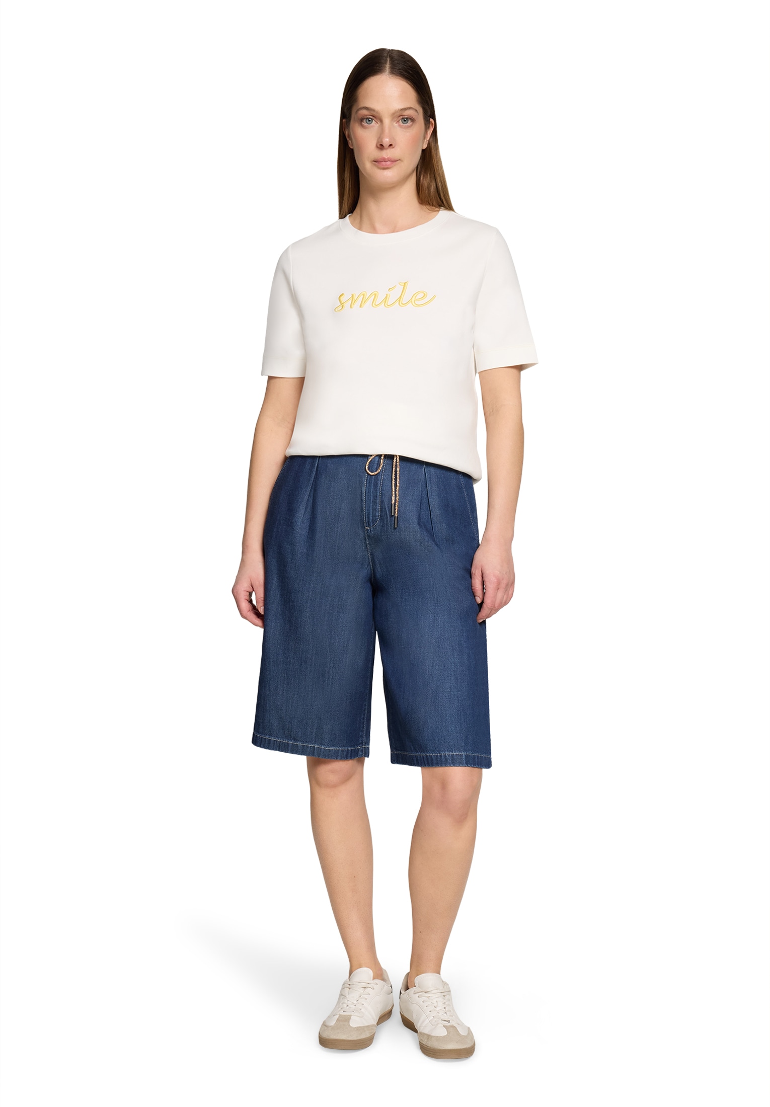 Cartoon Bermudas »Bermuda mit Bindegürtel«
