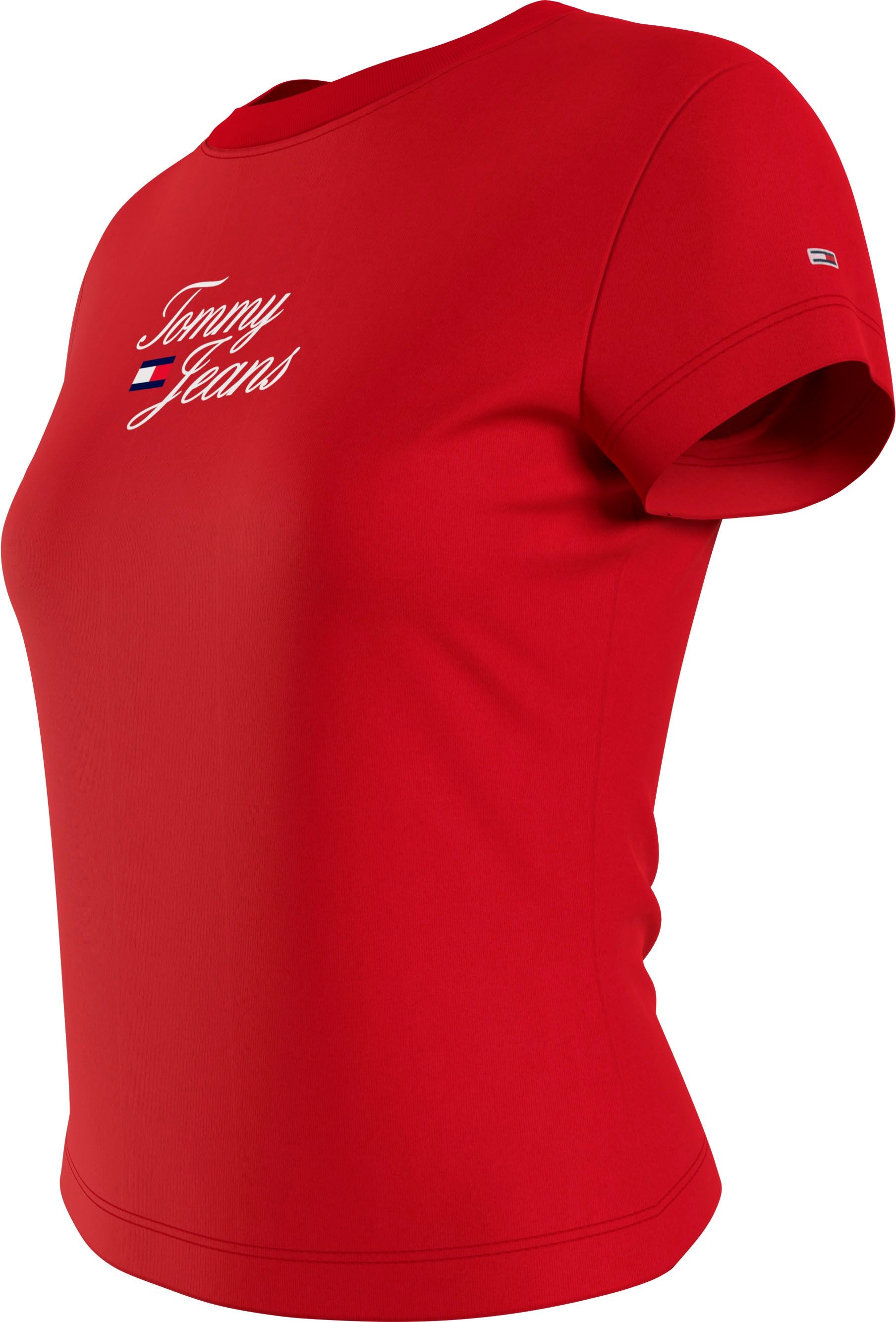 Tommy Jeans T-Shirt »TJW BBY ESSENTIAL LOGO 1 SS«, trendiges und stylisches  Damen-T-Shirt mit Logodruck bestellen bei OTTO | T-Shirts