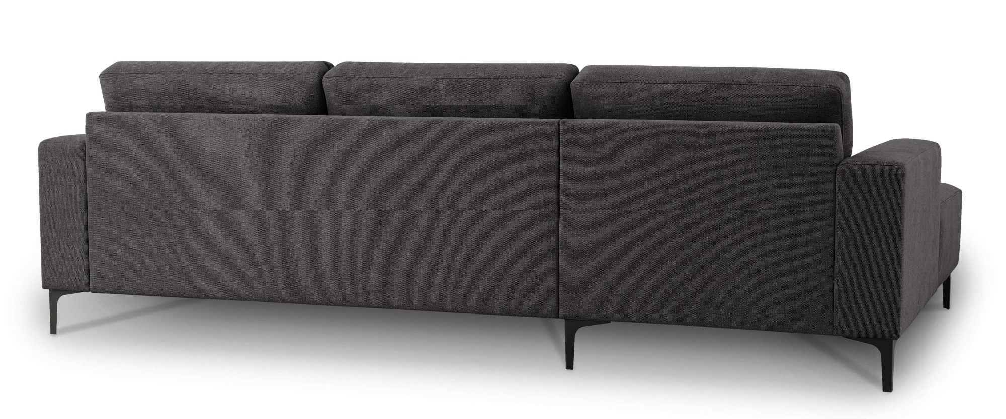 Home affaire Ecksofa »Tournon, L-Form, Breite 262 cm, Webstoff, Chenille«, Designsofa im nordischen Stil, Wellenunterfederung, Metallfüße