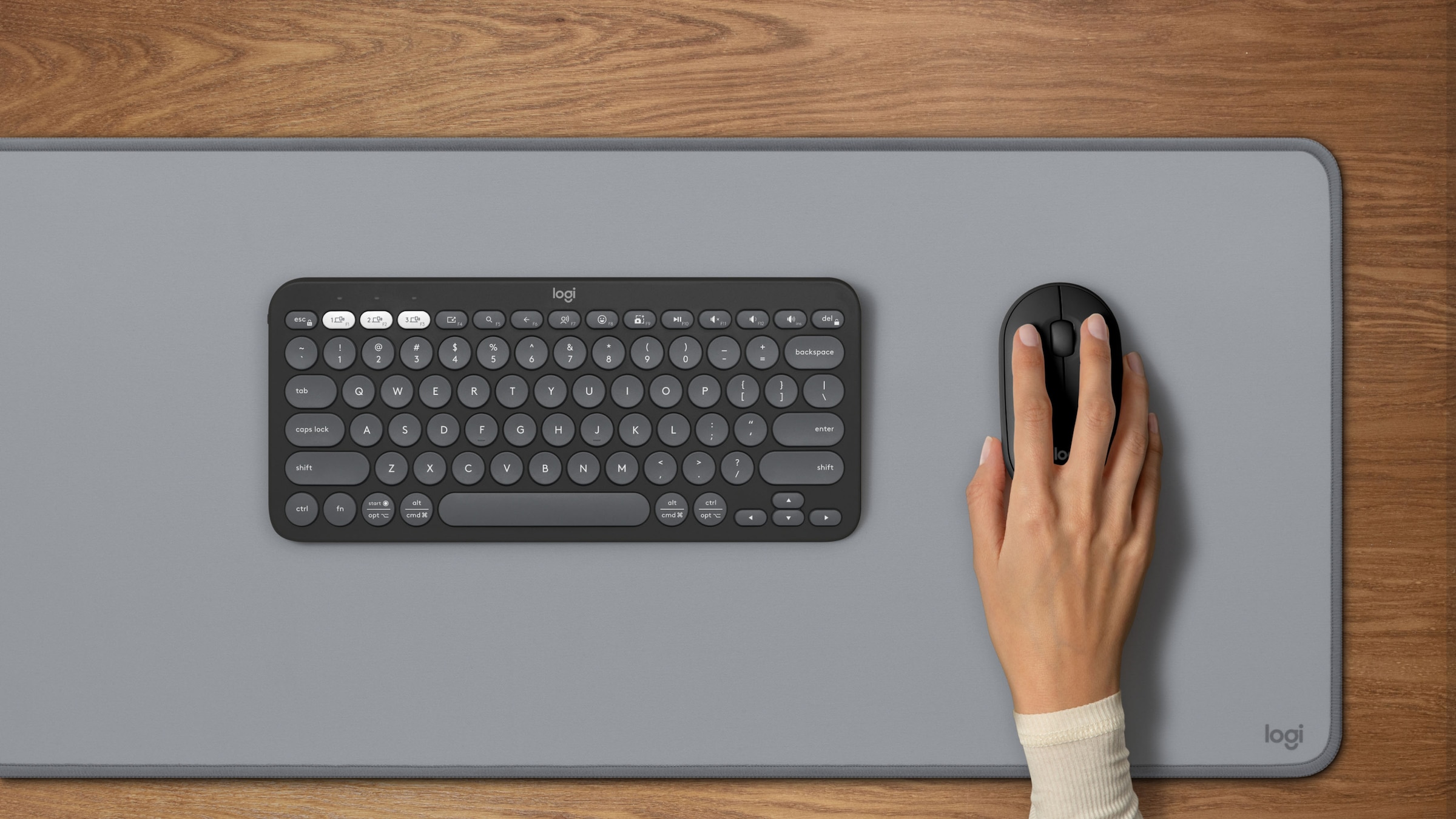 Logitech Tastatur »Pebble 2 Combo« (Fn-Tasten | Multimedia-Tasten)