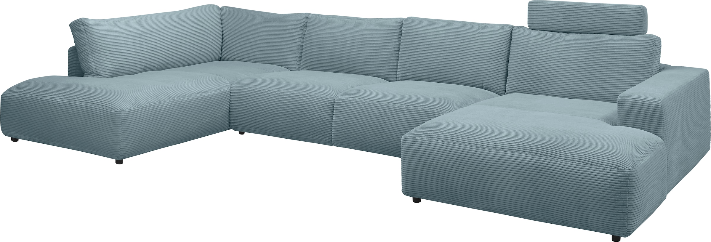 Musterring Wohnlandschaft »Lucia U-Form«, Verschiedene Farben, inkl. Kopfstütze, Gesamtbreite 434 cm