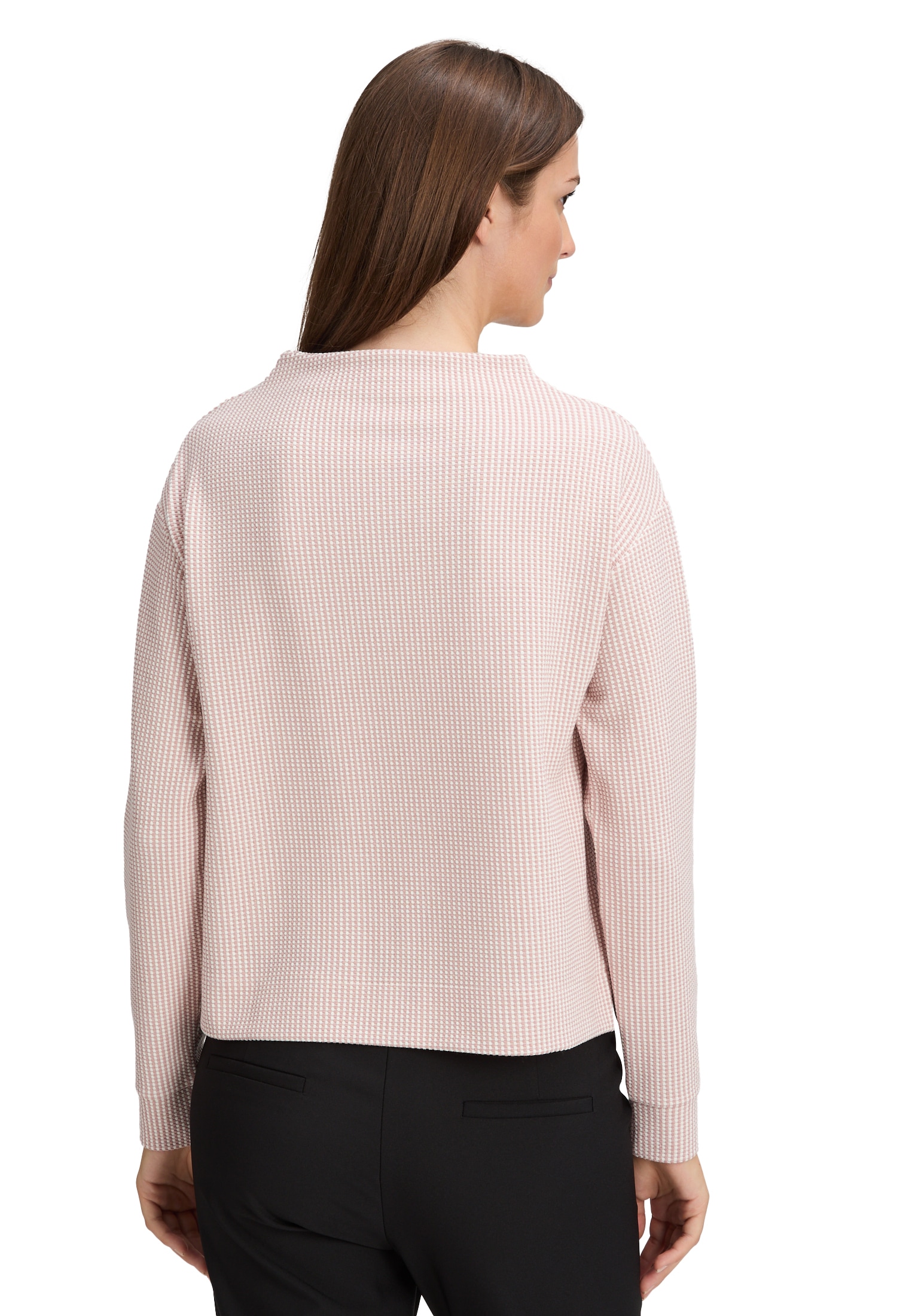 Betty&Co Sweatshirt »Sweatshirt mit Struktur«
