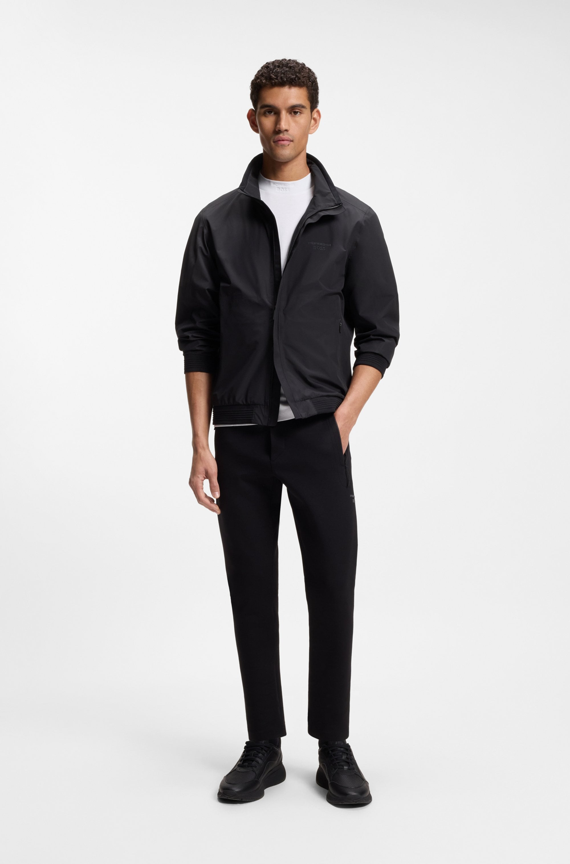 BOSS GREEN Stehkragenshirt »Porsche Spirit 70 Capsule Collection« Premium Herrenmode Limited