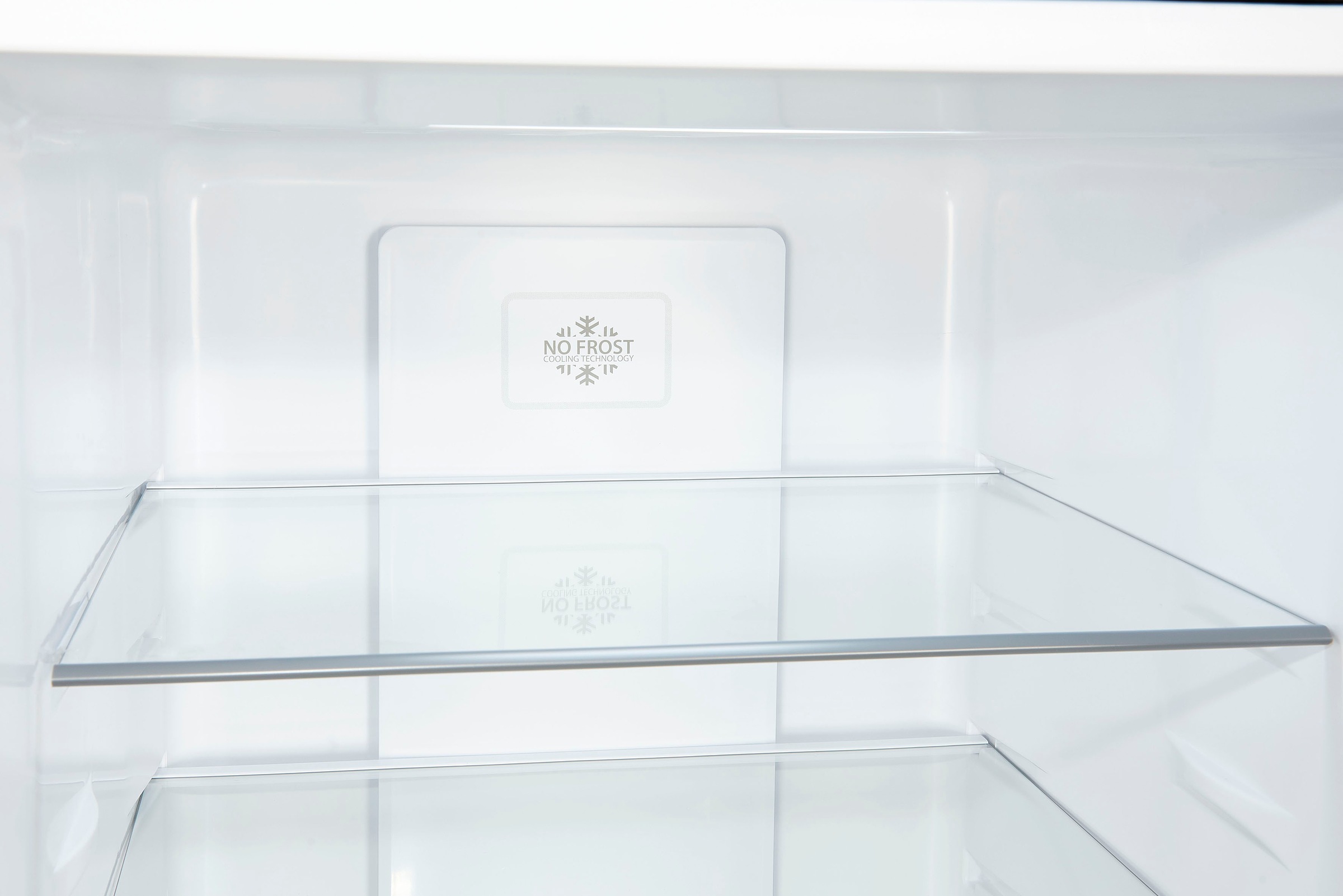 exquisit Kühl-/Gefrierkombination »KGC350-105-NF-040C inoxlook-az«, Energieeffizienzklasse C, 347 L Volumen, Total NoFrost, Display