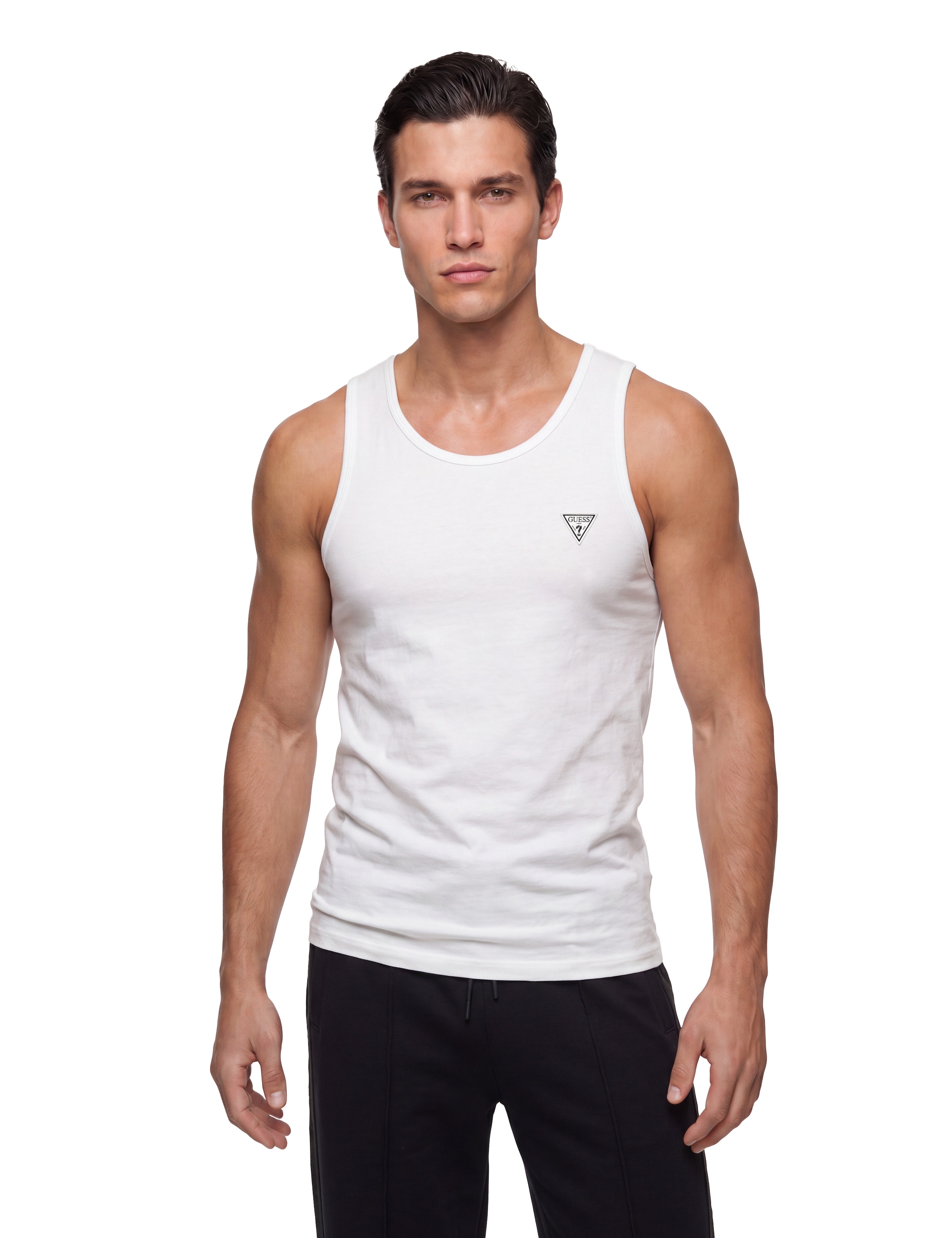 Guess Tanktop »CALEB HERO TANK 2PACK« Packung, 2 Jersey aus Baumwolle