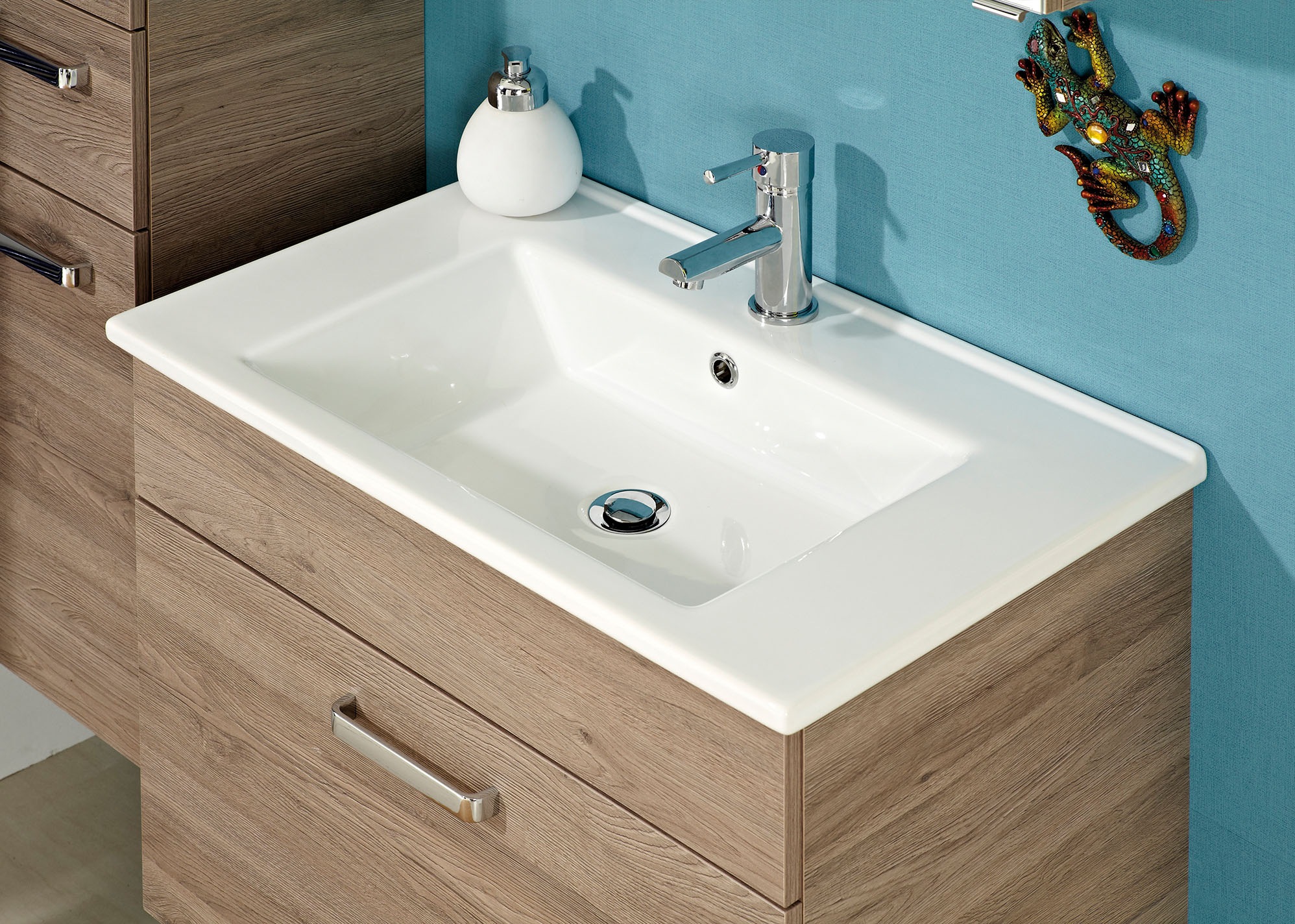 Saphir Badmöbel-Set »4-teilig,  mit Spiegelschrank« Set, 4 Stk. tlg.
