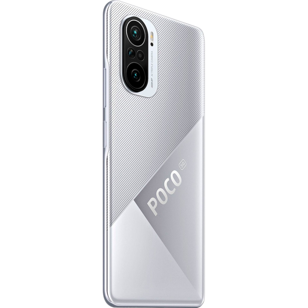 Xiaomi Smartphone »Poco F3«, Moonlight Silver, 16,94 cm/6,67 Zoll, 256 GB Speicherplatz, 48 MP Kamera