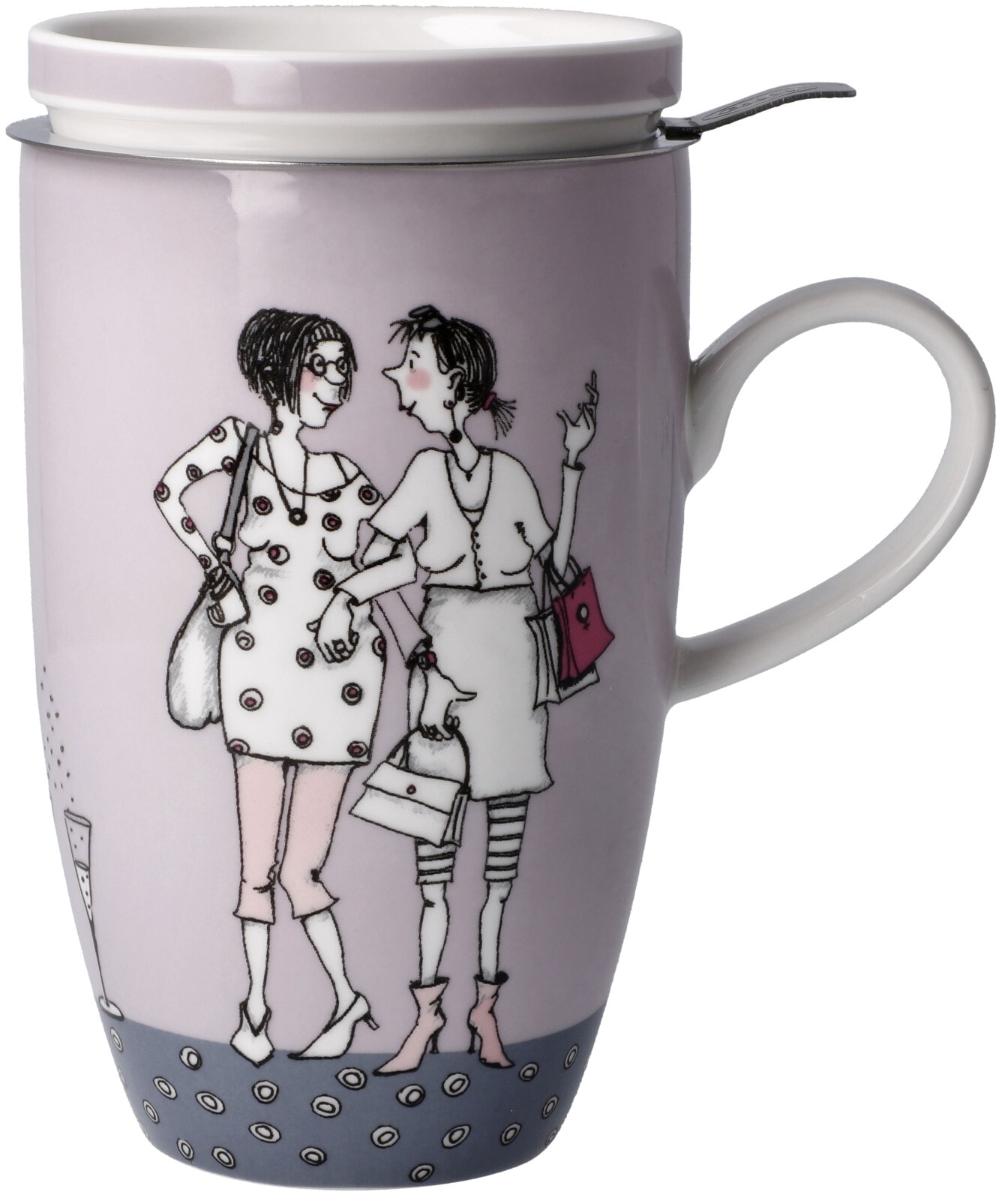 Tasse Ziemlich - Freundlieb Teetasse Freundinnen Shop b. »Barbara mit Barbara OTTO Deckel/Sieb, Freundlieb«, Online Goebel im