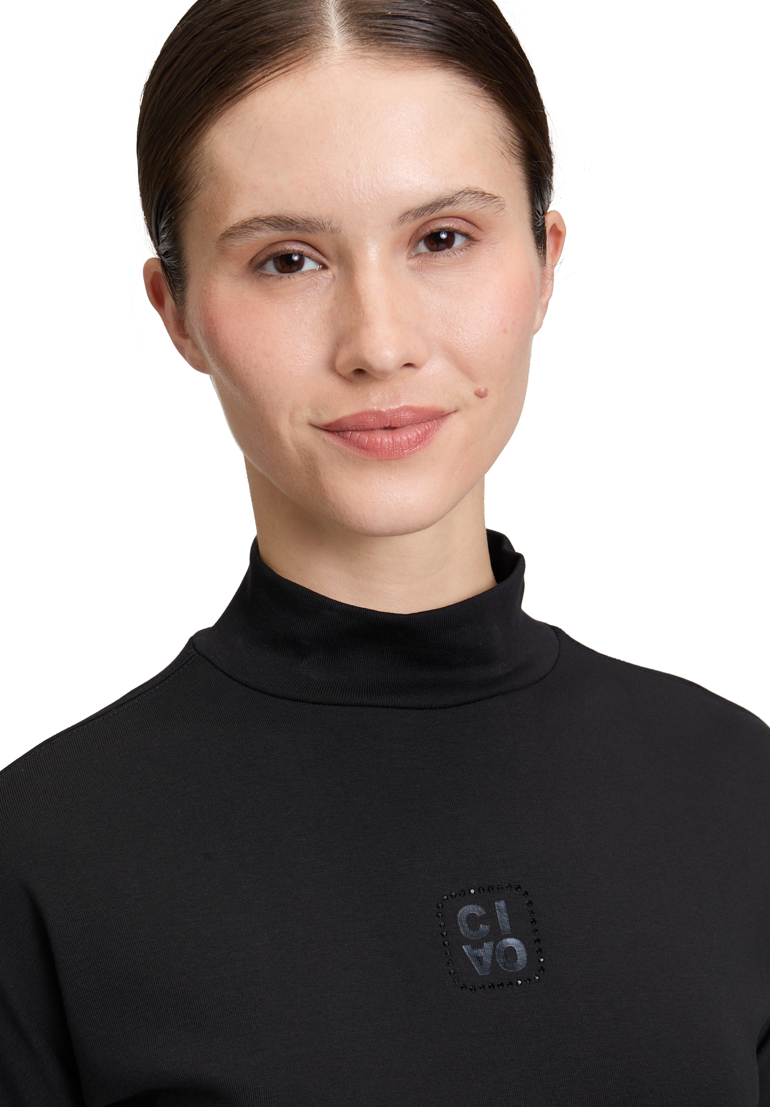 Betty Barclay Langarmshirt »Rollkragenshirt mit Stehkragen«
