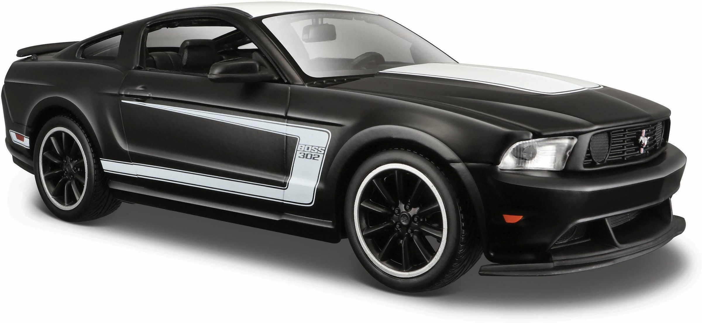 Sammlerauto »Dull Black Collection, Ford Mustang Boss 302, 1:24, schwarz«, 1:24, aus...