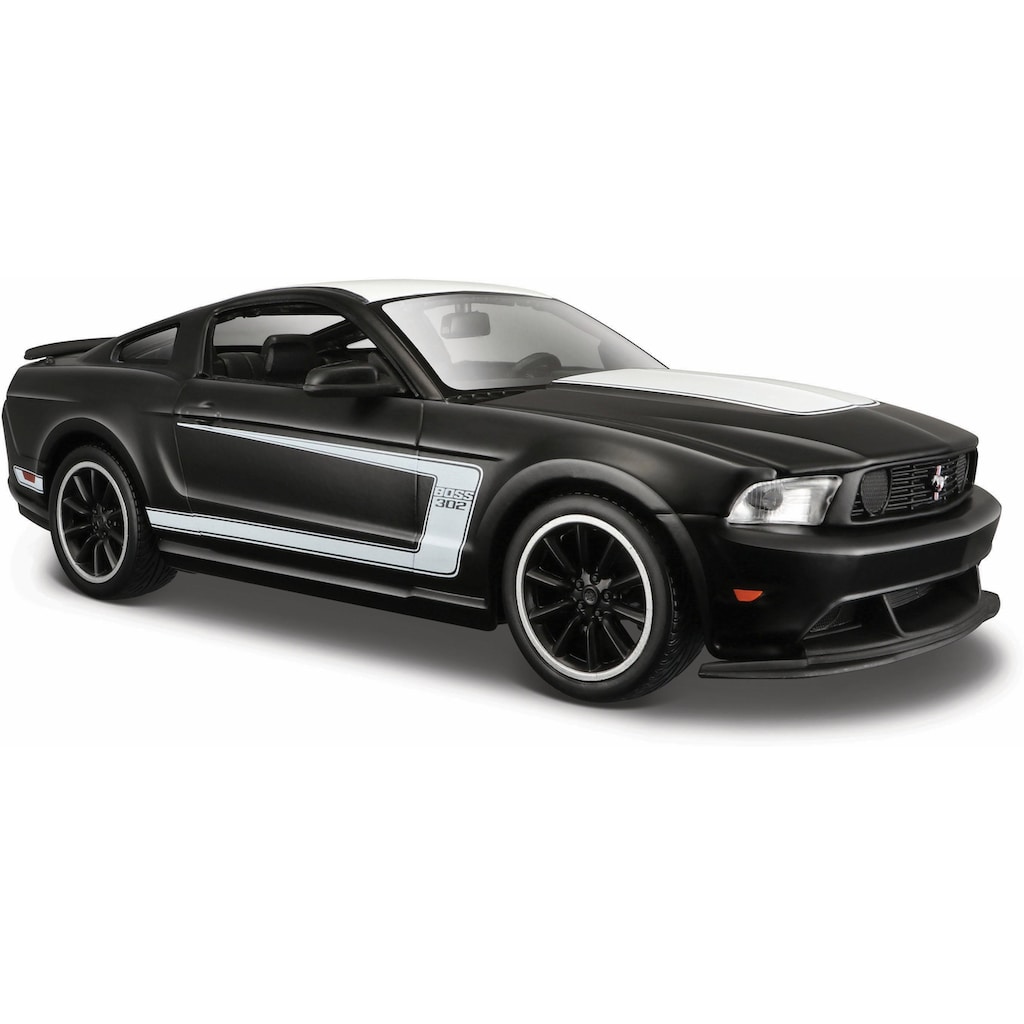 Maisto® Sammlerauto »Dull Black Collection, Ford Mustang Boss 302, 1:24, schwarz«, 1:24