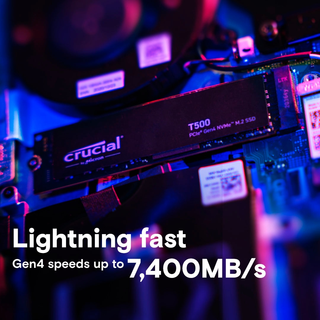 Crucial interne SSD »T500 1 TB«, Anschluss PCI Express 4.0