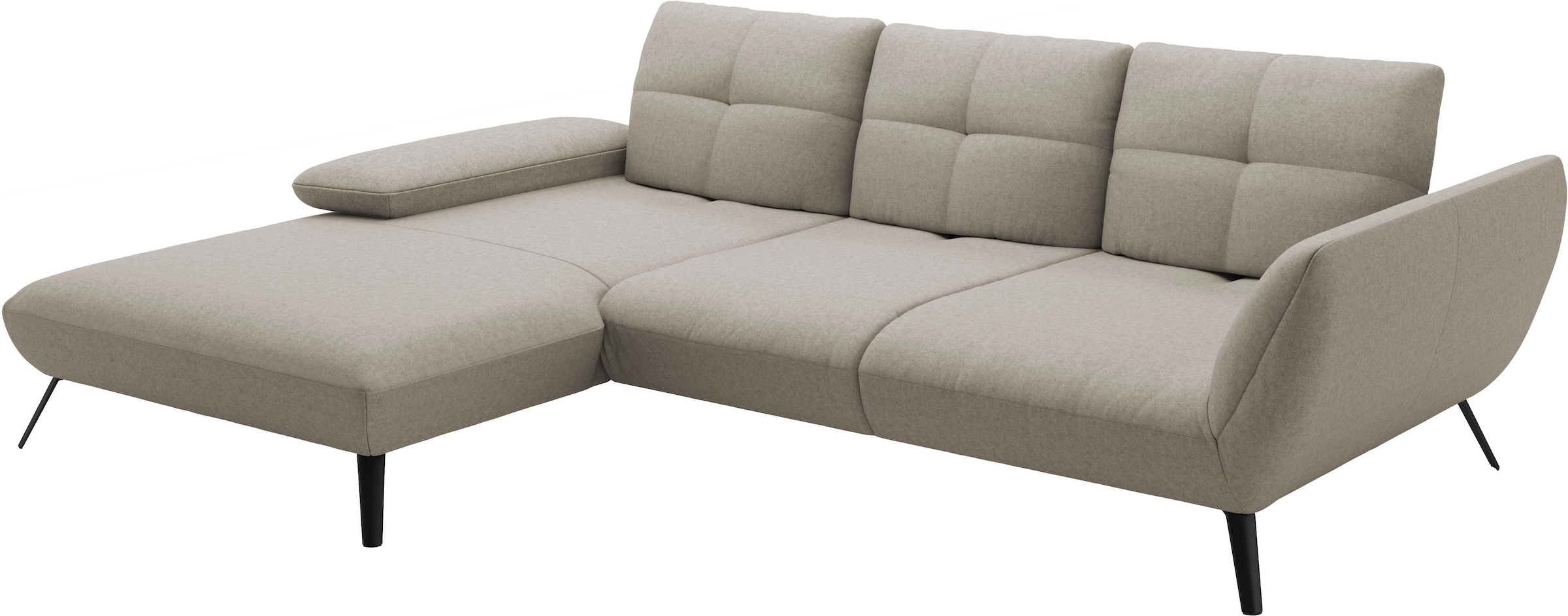 OTTO home Ecksofa »Mikado L-Form« inkl. Sitztiefenverstellung und Armteilverstellung