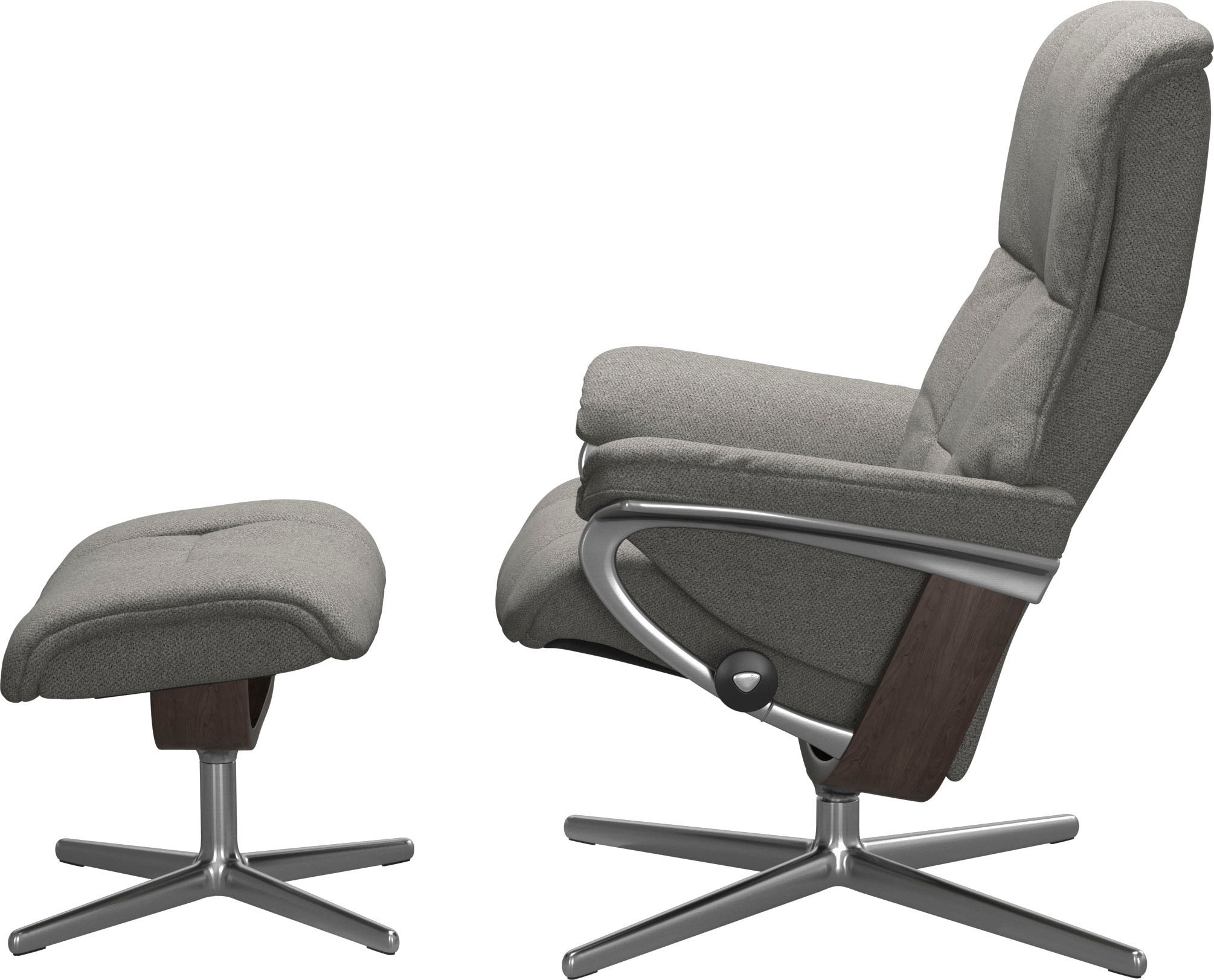 Stressless® Fußhocker »Mayfair«, mit Cross Base, Größe S, M & L, Holzakzent Wenge