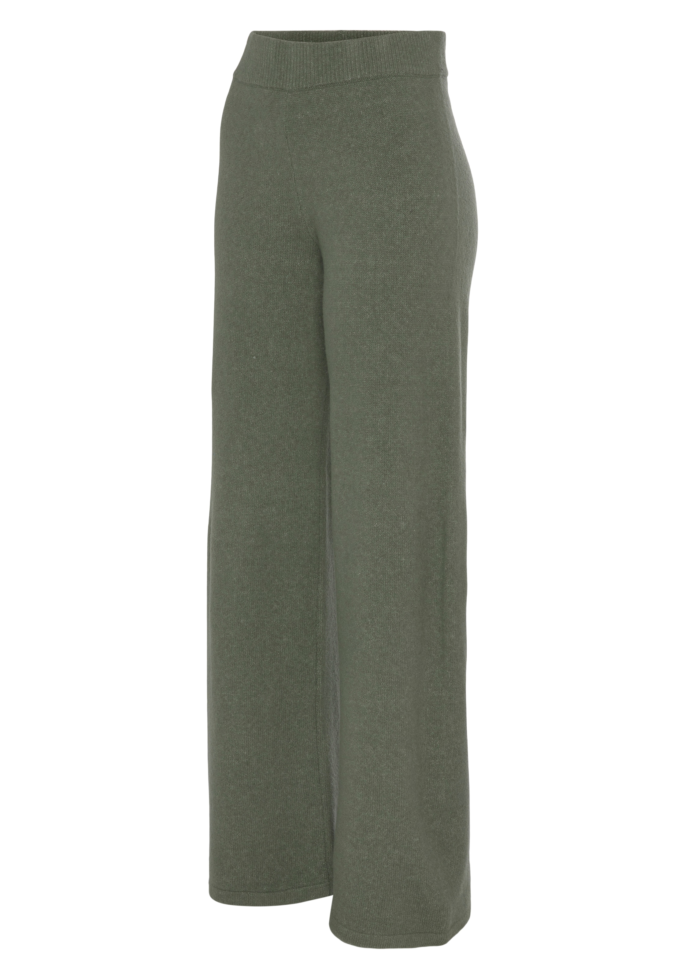 LASCANA Strickhose, mit Rippbündchen, Loungewear