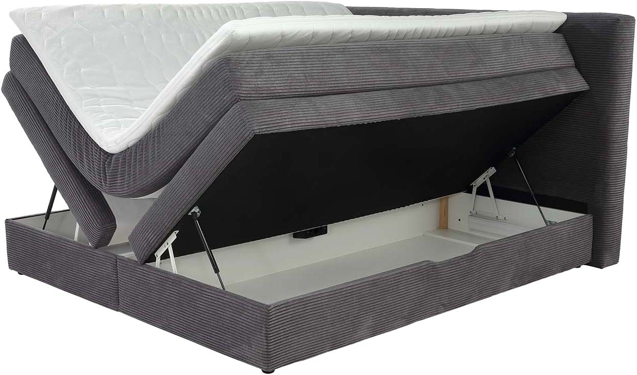 Jockenhöfer Gruppe Boxspringbett »Amy«, mit Bettkasten und Kaltschaum-Topper, erhältlich in 140 & 180cm Breite