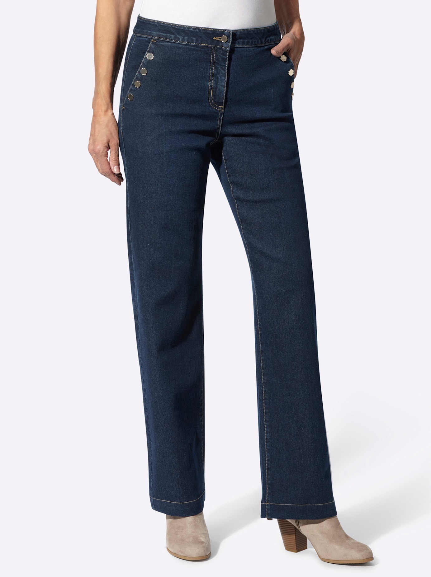Classic Basics Bequeme Jeans 1