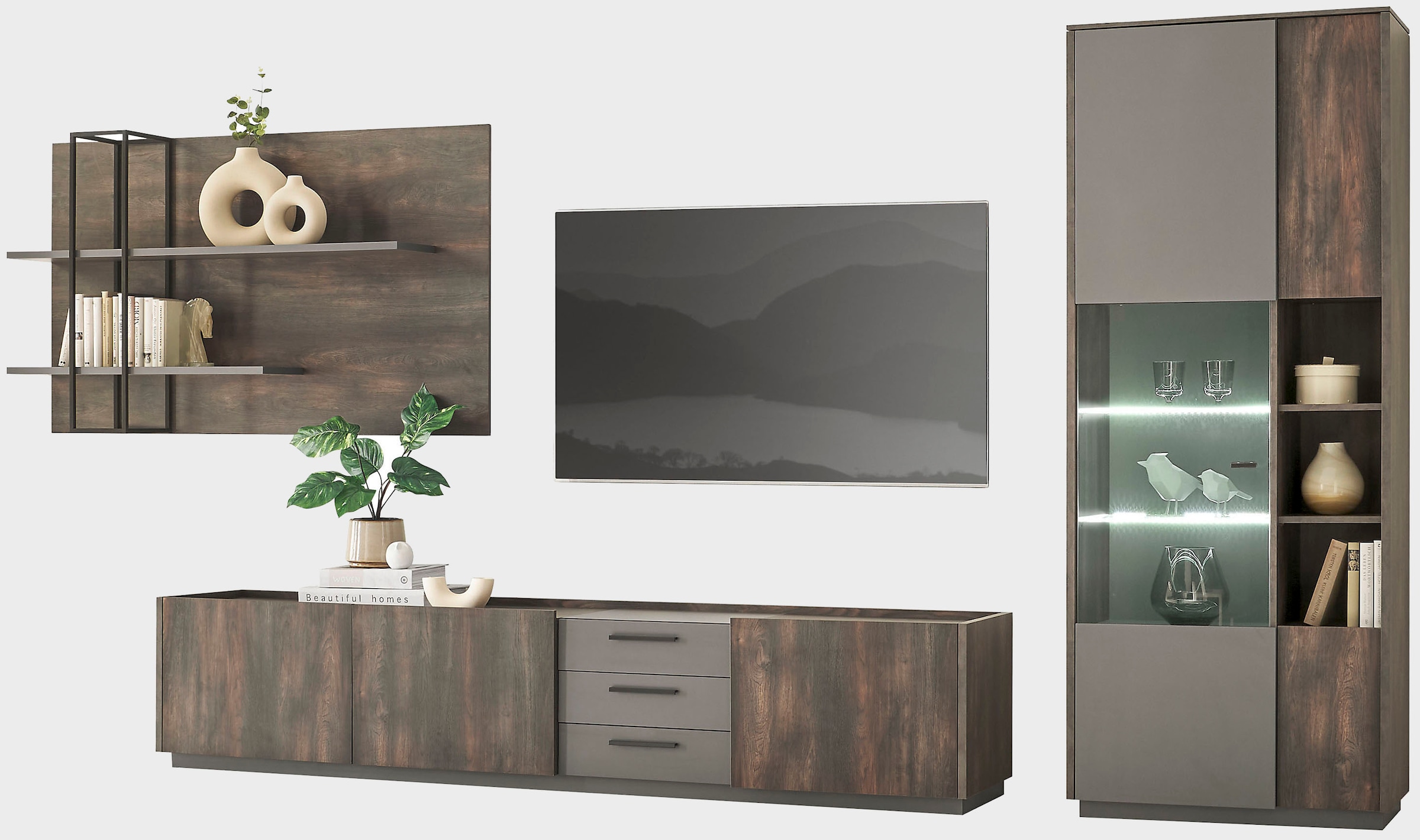 INOSIGN Schrank-Set »LARGO«, (Set, 3 St.), mit Soft-Close-Funktion