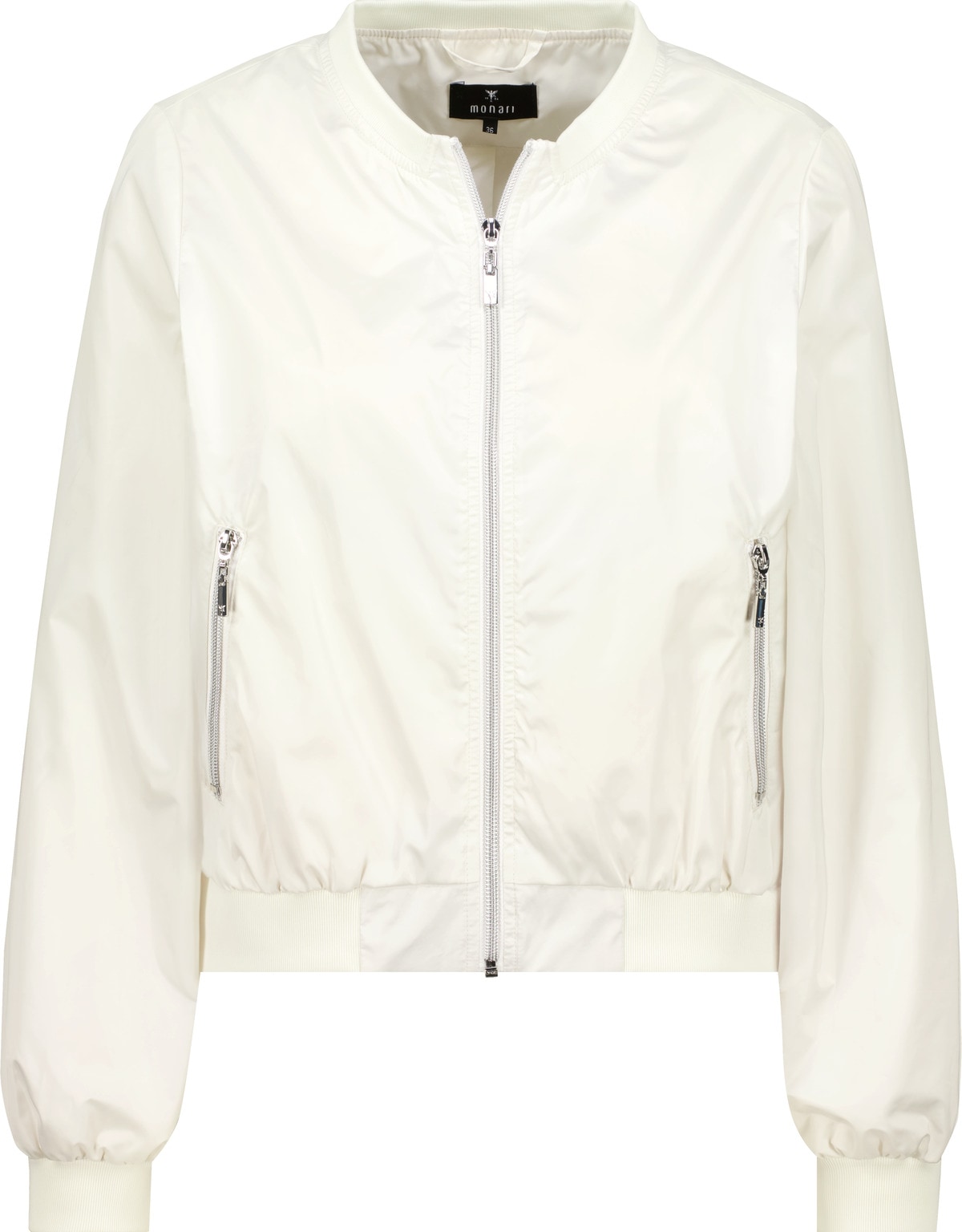 Monari Bomberjacke »Jacke Nylon« ohne Kapuze mit Reißverschlusstaschen