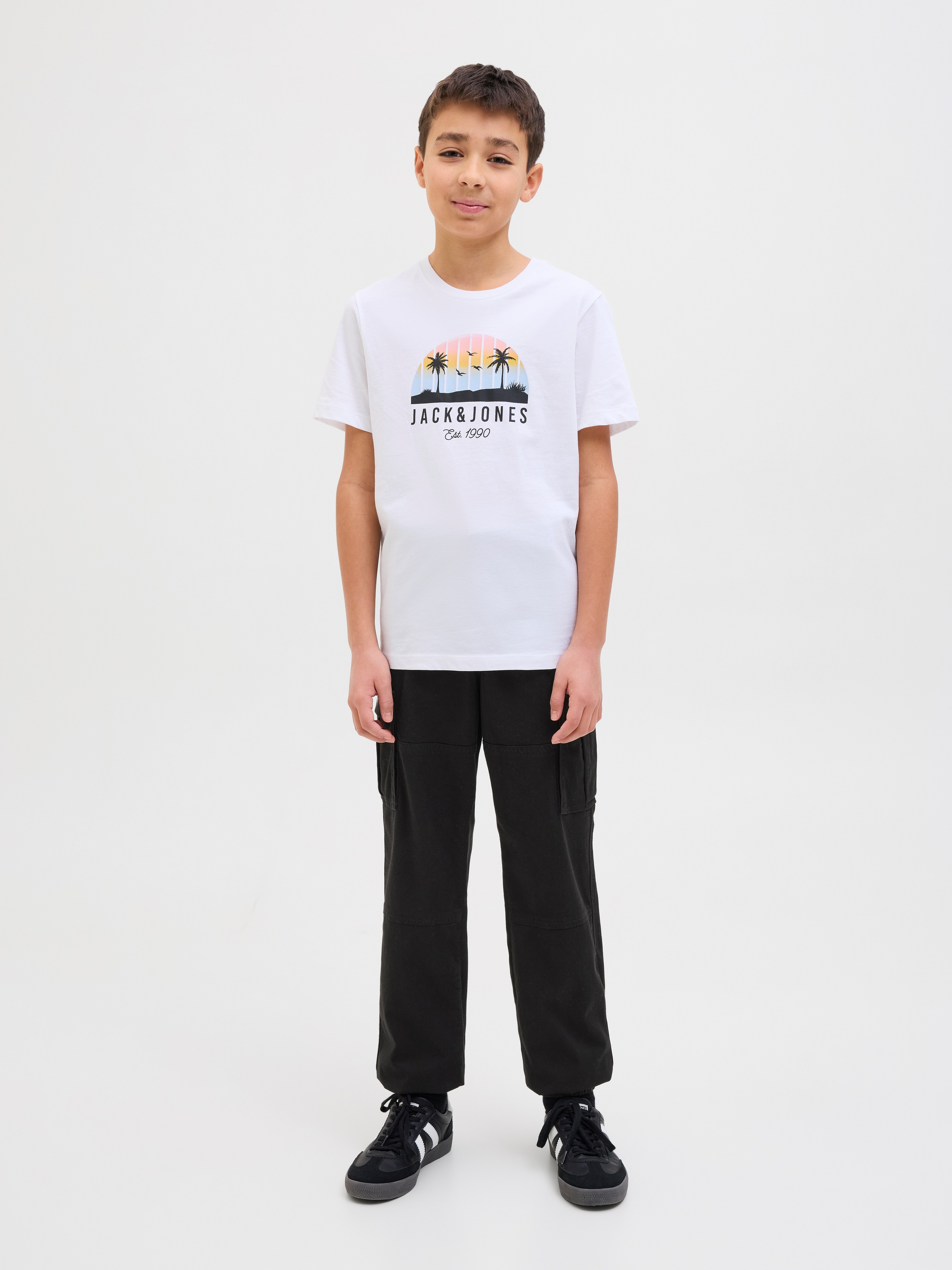Jack & Jones Junior Cargohose »JPSTKANE JJJONNIE CUFFED CARGO JNR«