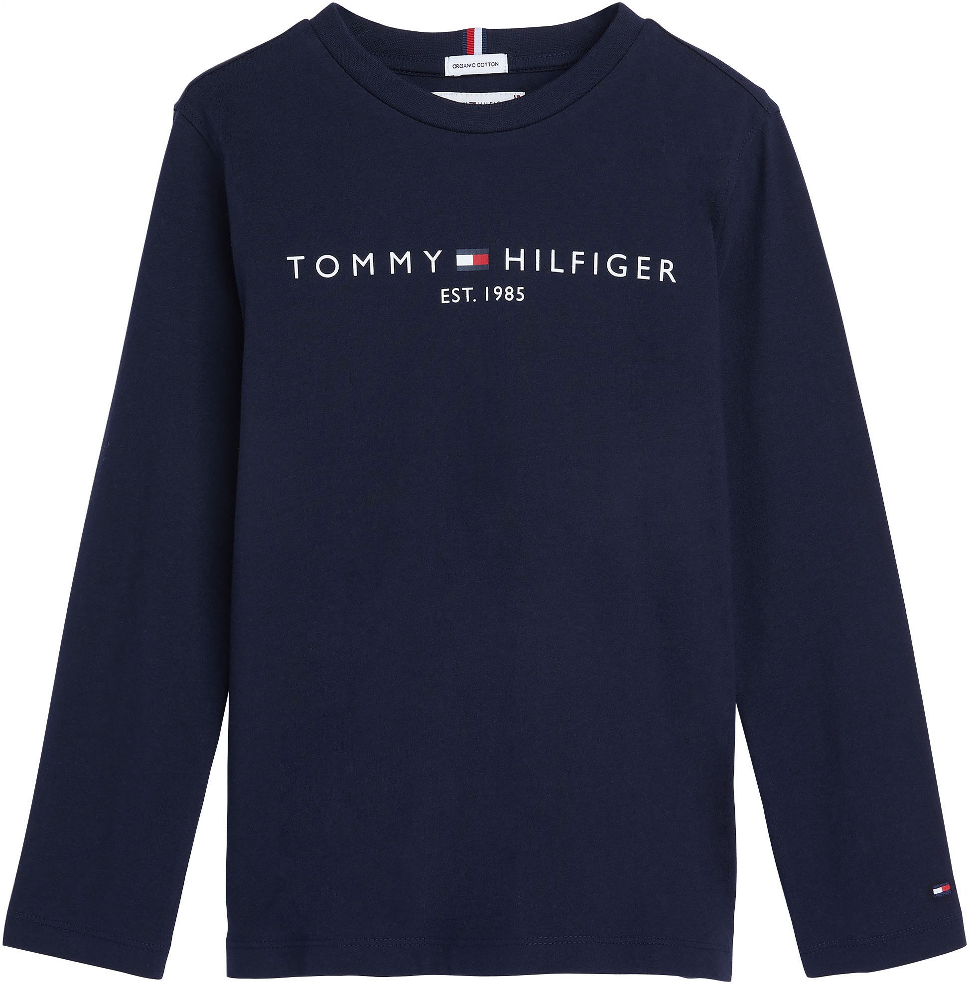 Tommy Hilfiger Langarmshirt »U ESSENTIAL TEE L/S«, mit Logodruck