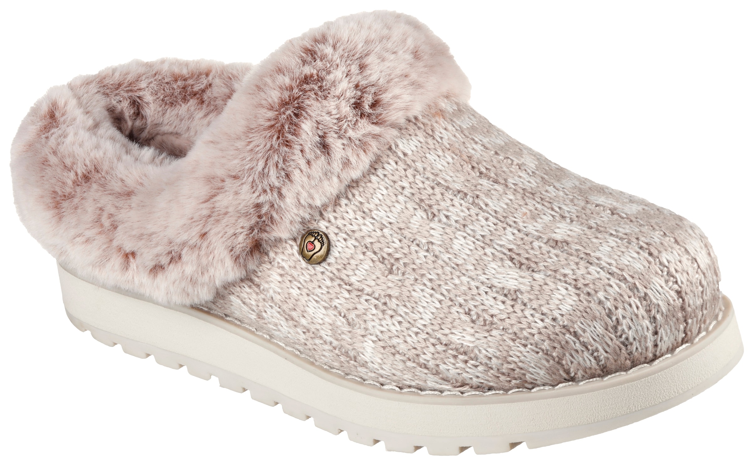 Skechers Pantoffel »KEEPSAKES - ICE ANGEL«  Hausschuh in Strick-Optik