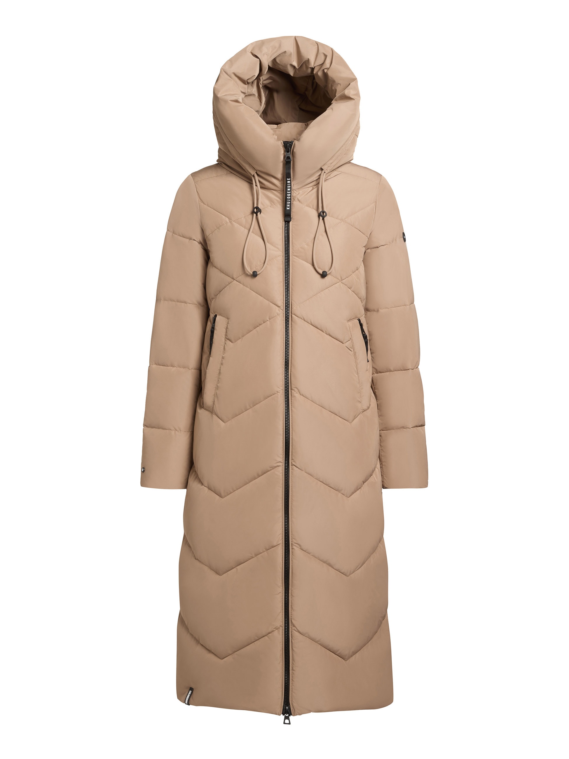 khujo Steppmantel »LINARI« innenliegender Stehkragen, elastische Bündchen am Ärmelfutter