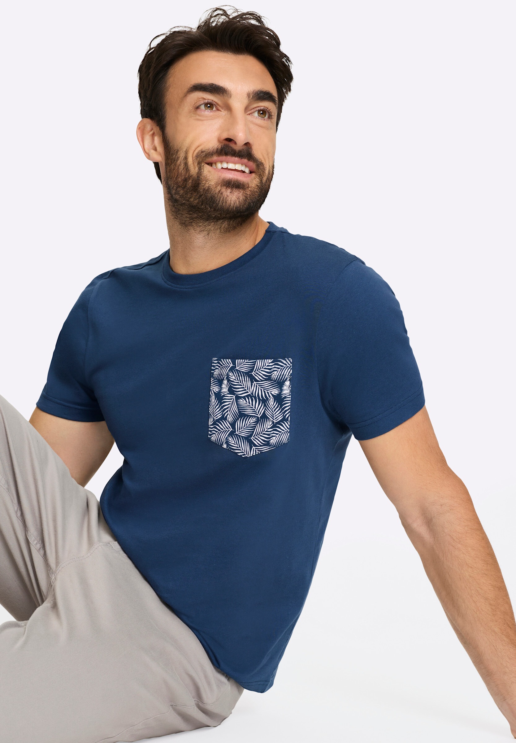 Witt T-Shirt »T-Shirt Kurzarmshirt mit bedruckter Brusttasche«