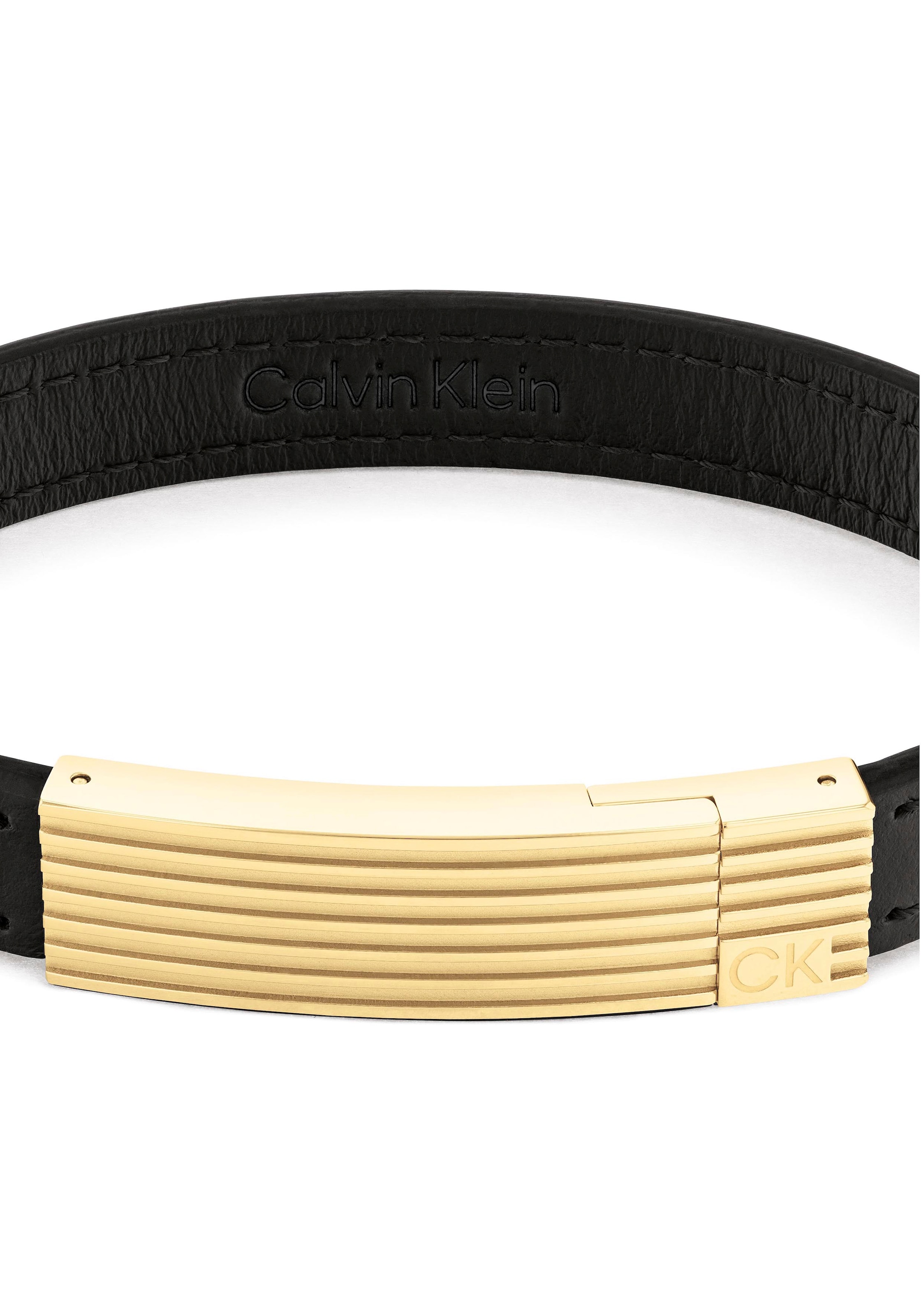 Calvin Klein Lederarmband »Schmuck Edelstahl Armschmuck Lederarmband«