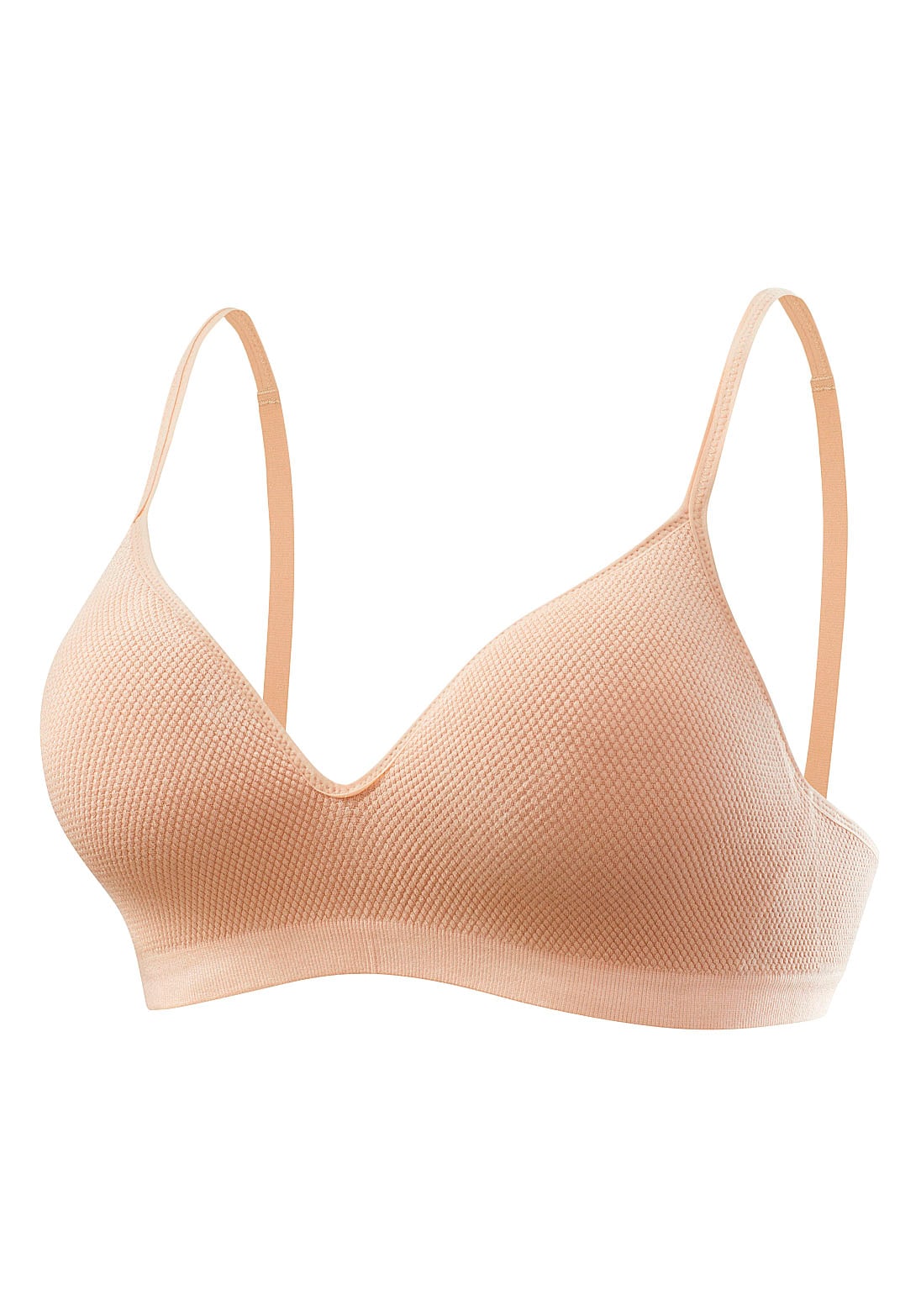 LASCANA Push-up-BH »COMFY BRA«, ohne Bügel aus weicher Baumwollqualität, Basic Dessous