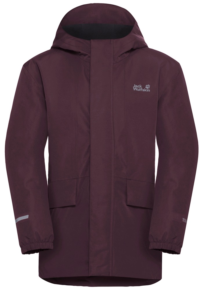 Jack Wolfskin Outdoorjacke »CANVEY JKT KIDS«, mit Kapuze