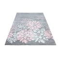 Home affaire Hochflor-Teppich »Susan«, rechteckig, 27 mm Höhe, angenehme Haptik, florales Muster, Blumen, fußbodenheizungsgeeignet