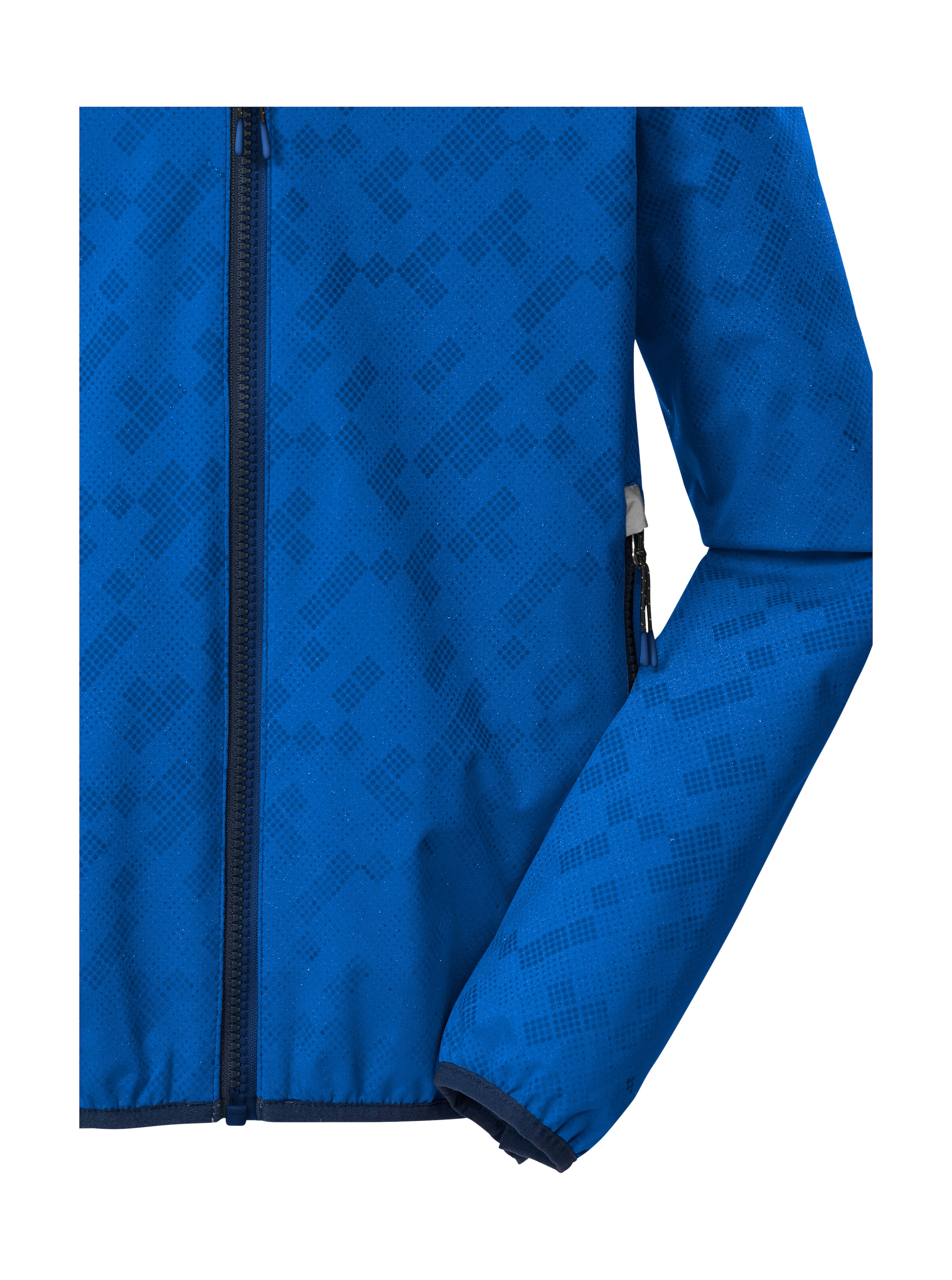 Killtec Funktionsjacke »KOS 145 BYS JCKT« Kinderjacke mit Magic Print, wasserdicht, Kapuze, Kinnschutz