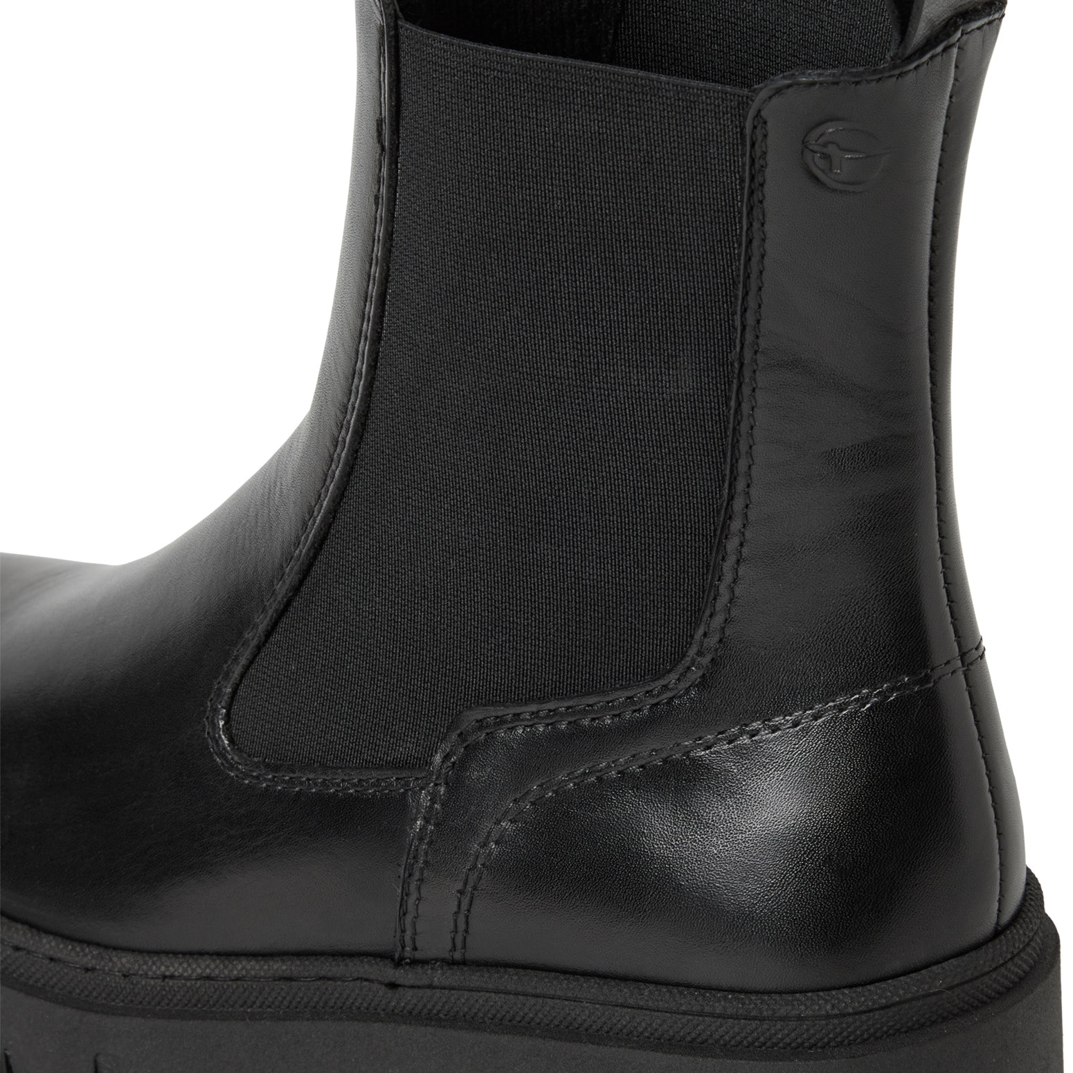Tamaris Chelseaboots  Stiefelette, Schlupfschuh mit T-Logoprägung