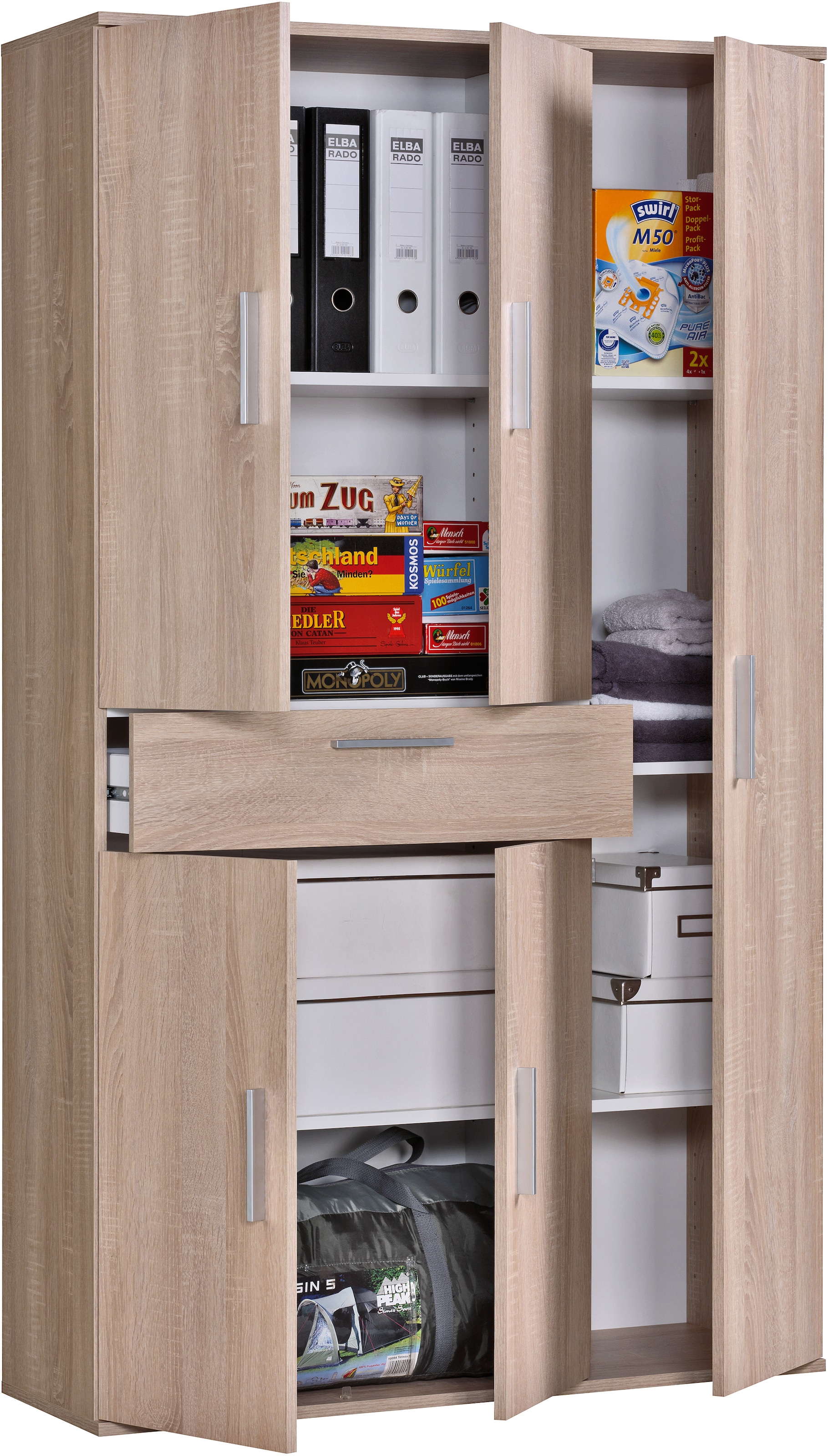 Procontour Mehrzweckschrank, Breite 96cm, mit Türen und Schublasten