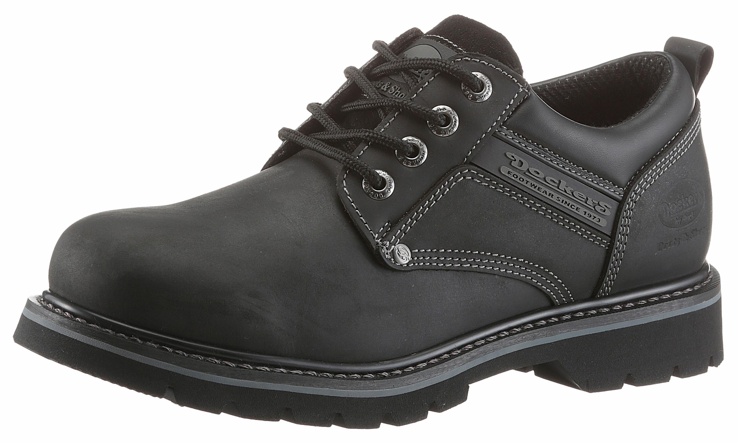 Dockers by Gerli Schnürschuh, Trekkingschuh, Trachtenschuh mit Profilsohle