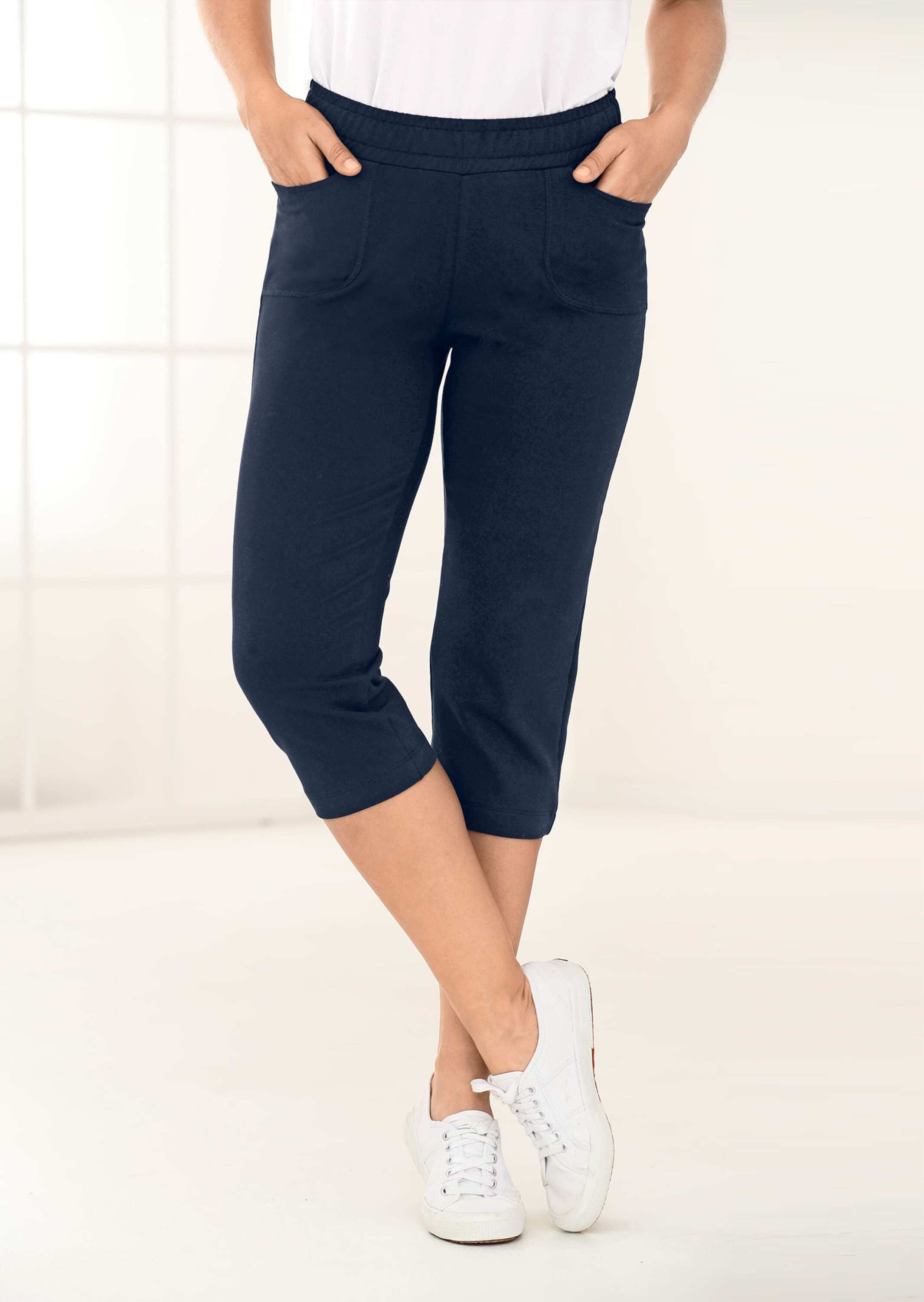 GOLDNER Stoffhose »Kurzgröße Bequeme Sommerhose mit sportivem Look«  Bequeme Schlupfform