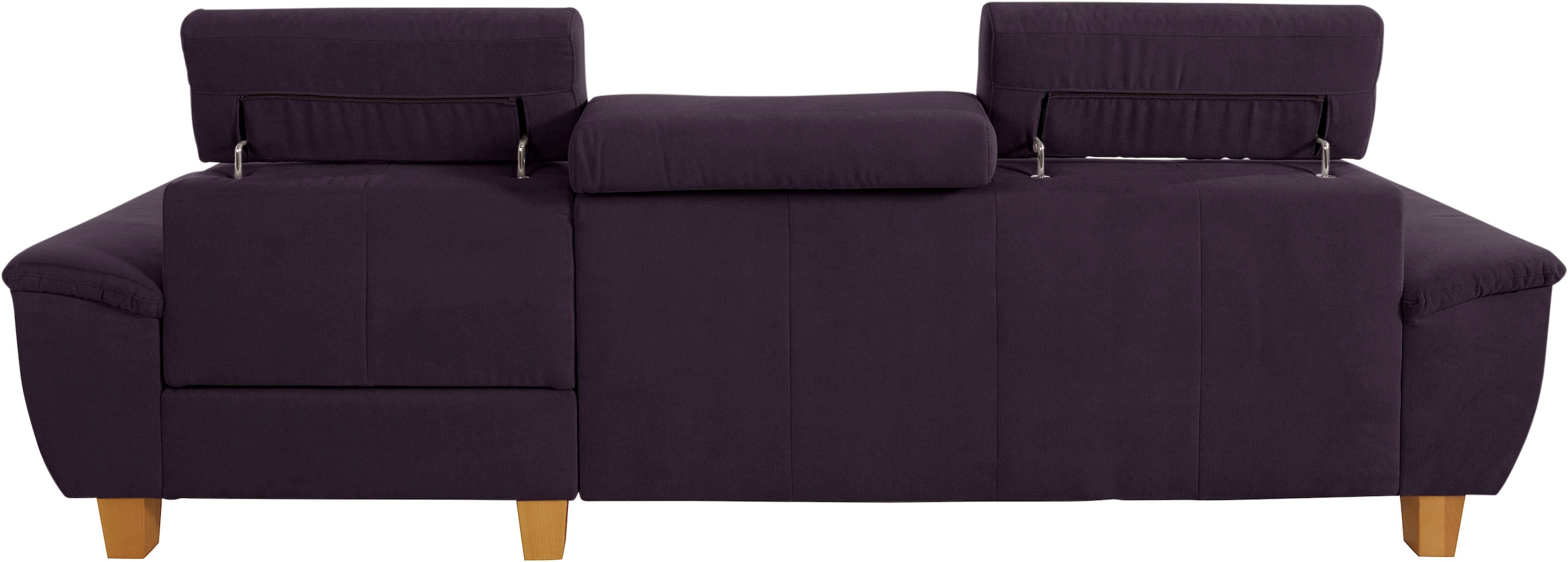 exxpo - sofa fashion Ecksofa »Enya, aufwendige Detailverarbeitung, hoher Sitzkomfort, bequem, L-Form« inkl. Kopfteilverstellung, wahlweise mit Bettfunktion und Bettkasten