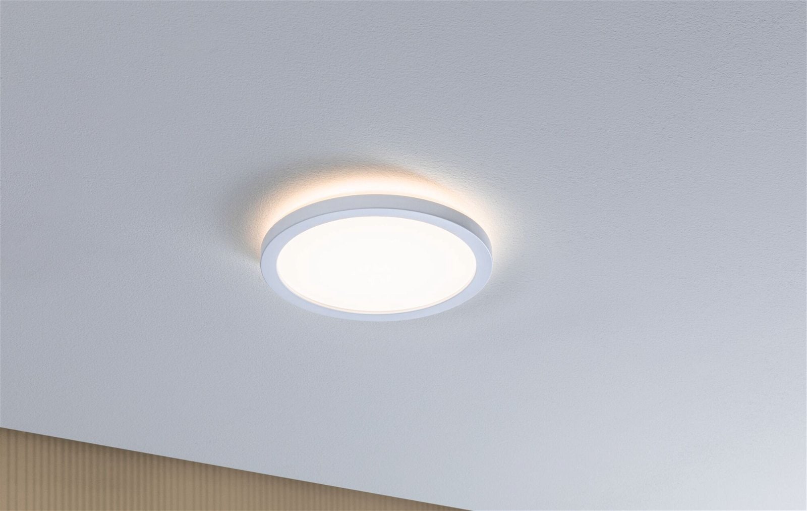 Paulmann LED Panel »Atria Shine IP44 rund 190mm 11,2W 850lm 3000K«, 1 flammig, Backlight