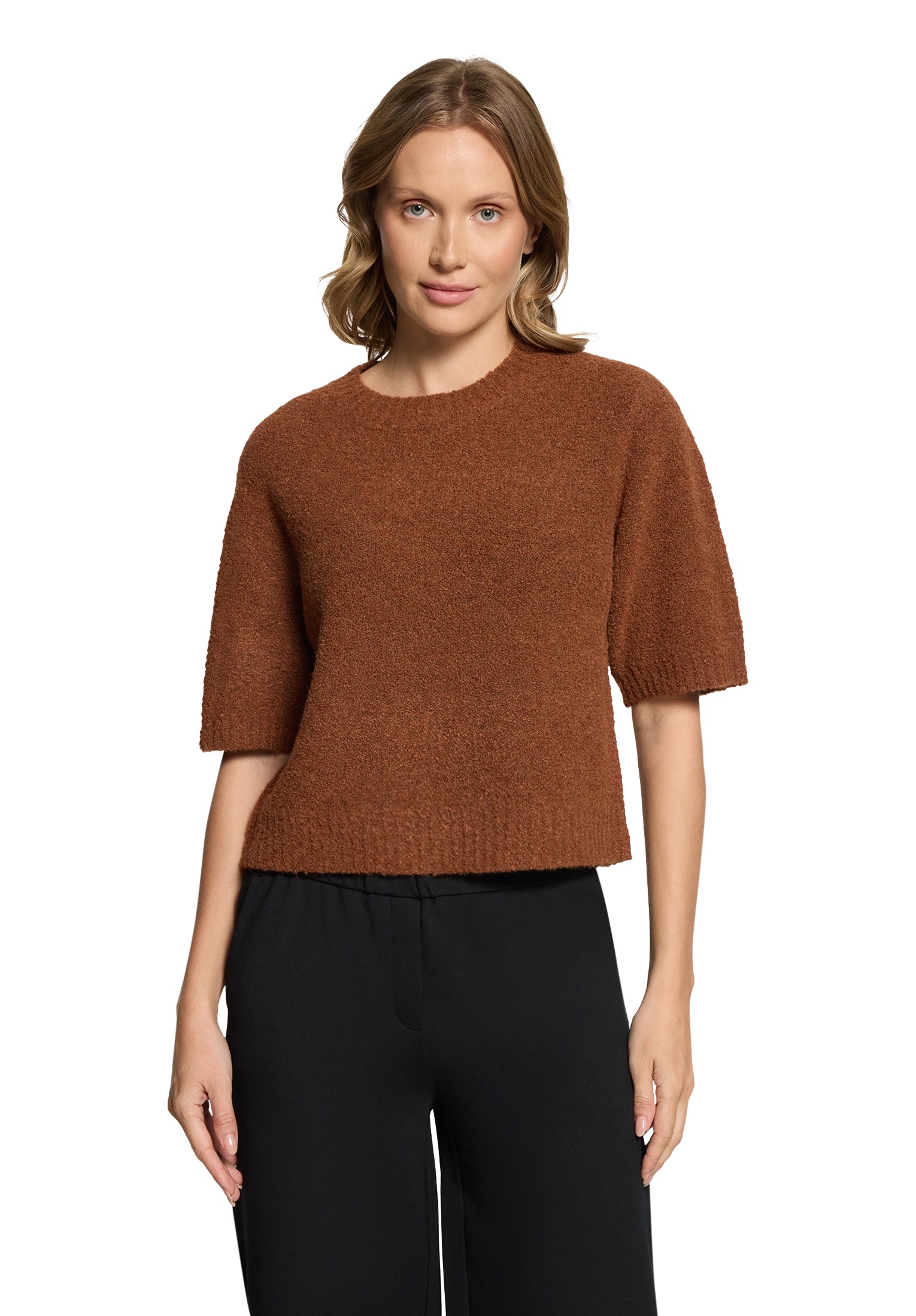 Betty&Co Strickpullover »Strickpullover mit Rundhalsausschnitt«