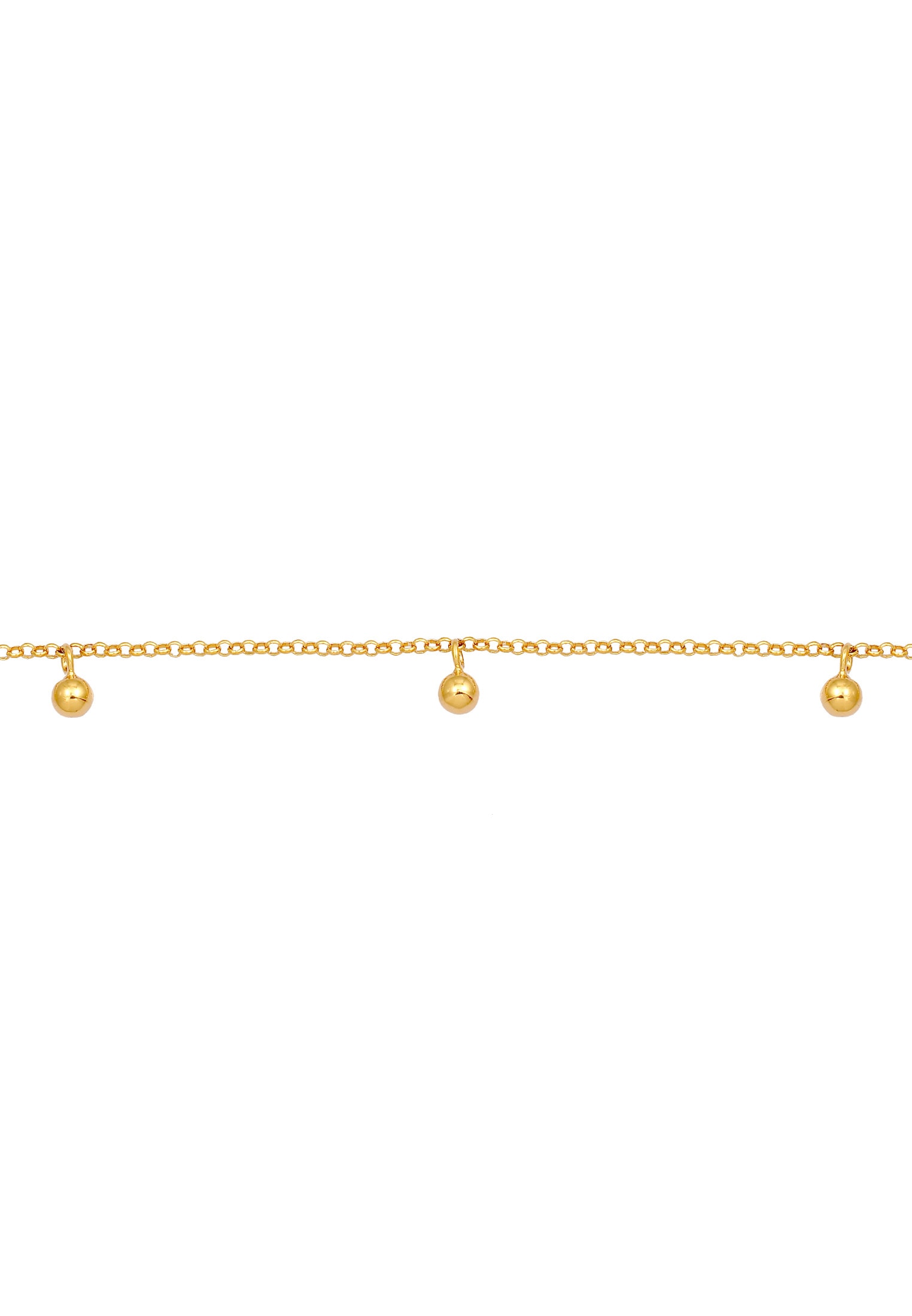 Elli Choker »Halskette Choker kurze Erbskette mit Kugeln 925 Silber«