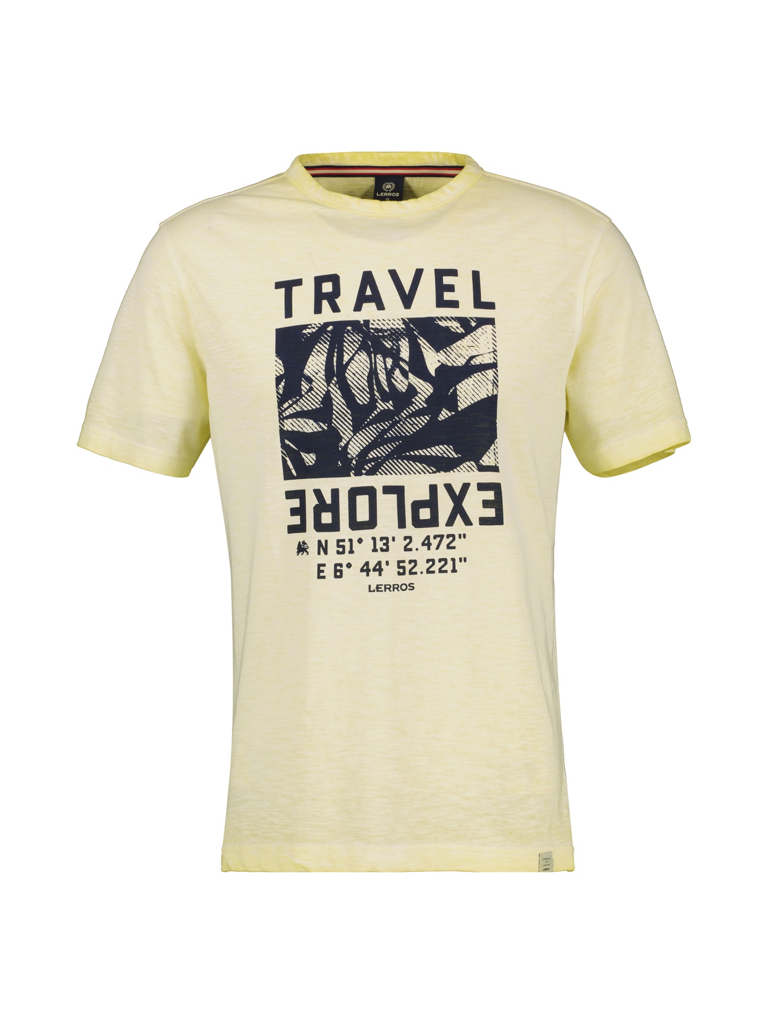 LERROS T-Shirt »LERROS Modisches Herren T-Shirt mit Brustprint«