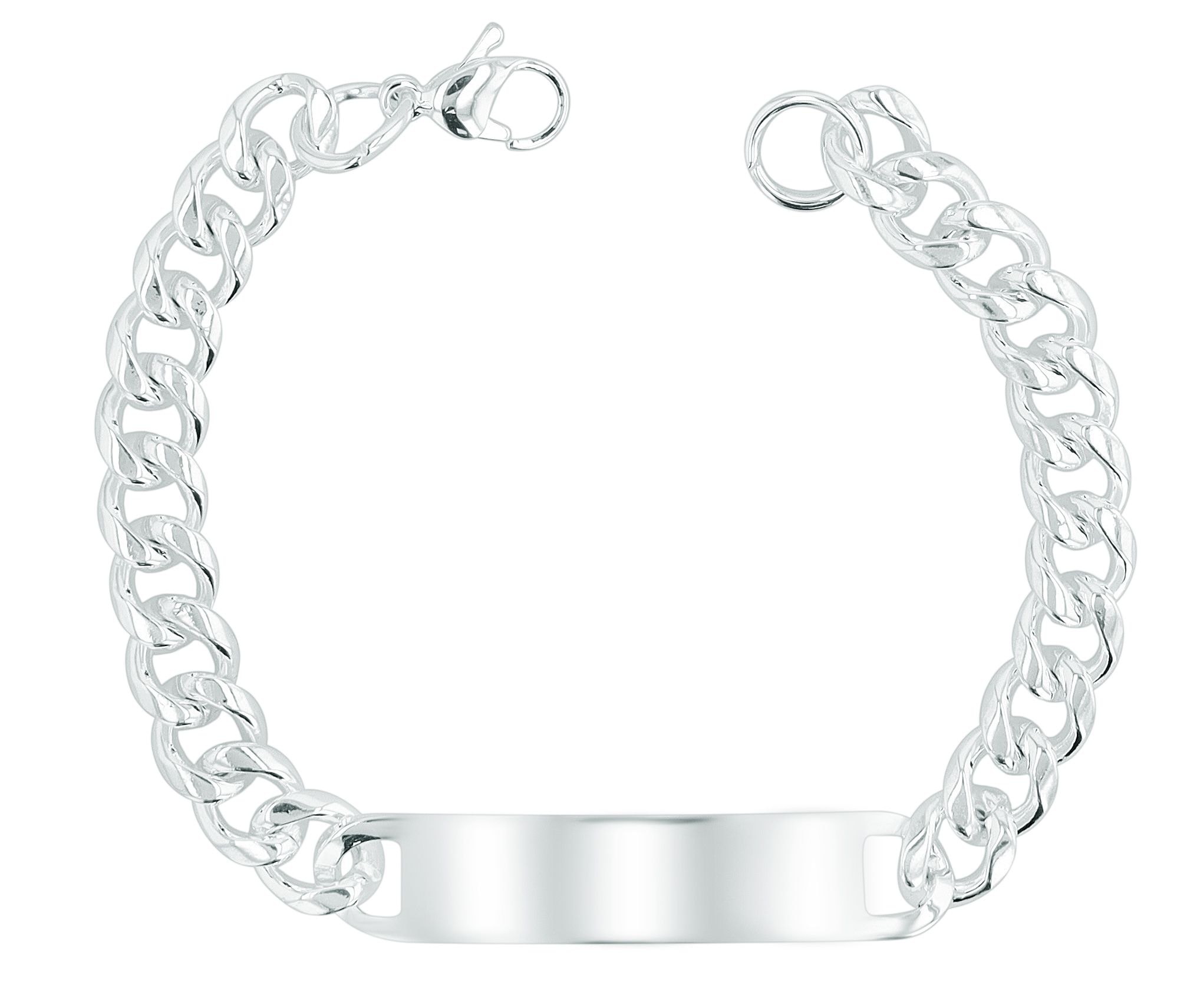 Adelia´s Panzerarmband »Unisex Armband ¿ Panzerarmband aus Edelstahl 21 cm«