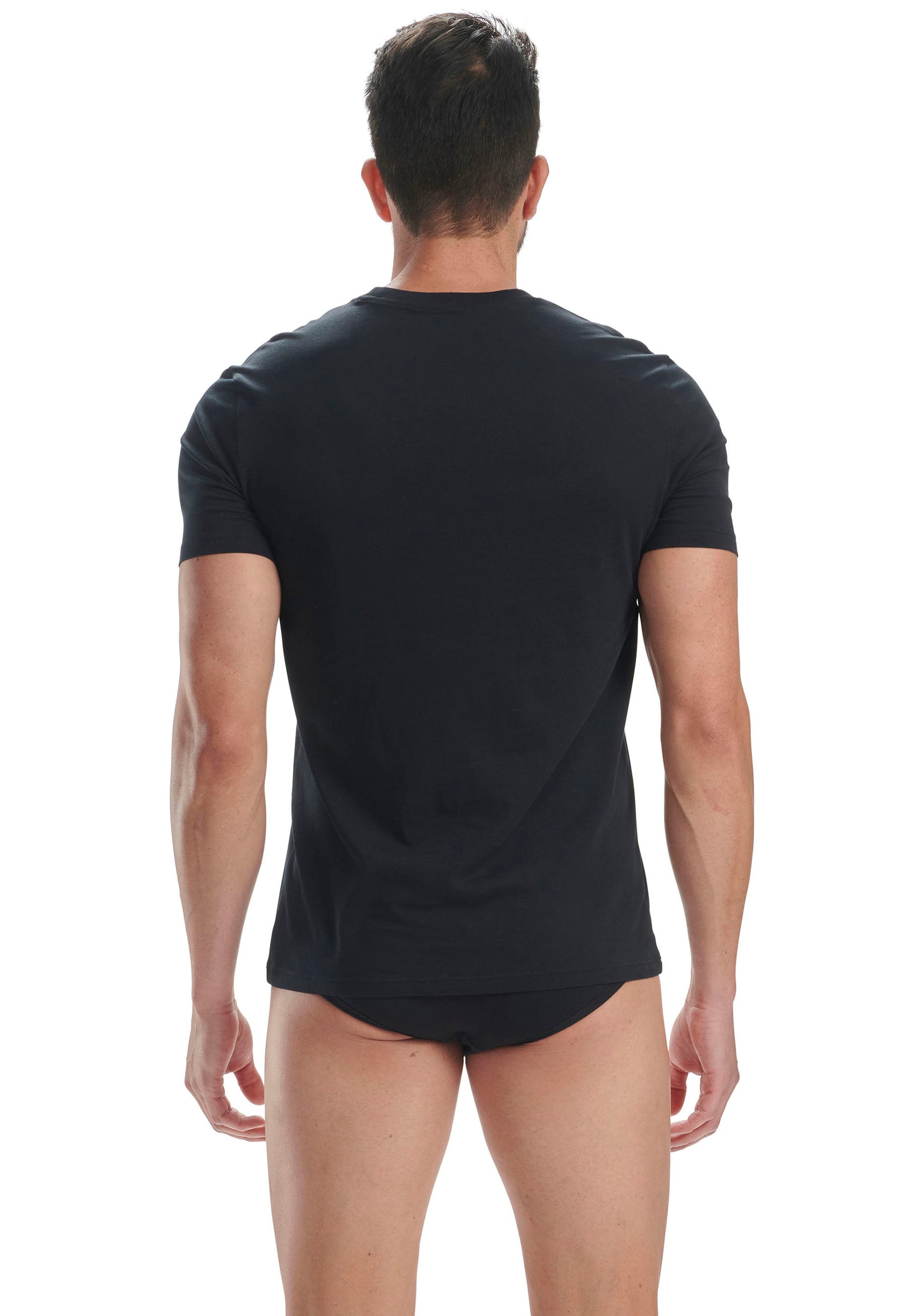 adidas Sportswear T-Shirt »"Active Flex Cotton"«, (2er-Pack), mit Rundhalsausschnitt und Slim Fit
