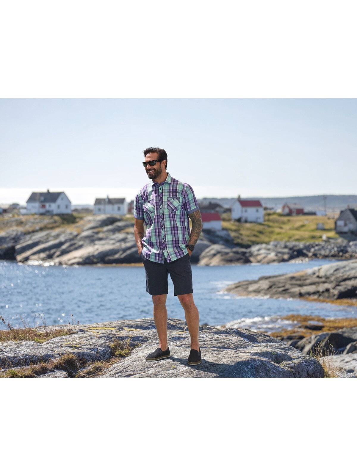 Jan Vanderstorm Kurzarmhemd »Kurzarmhemd WISHART«